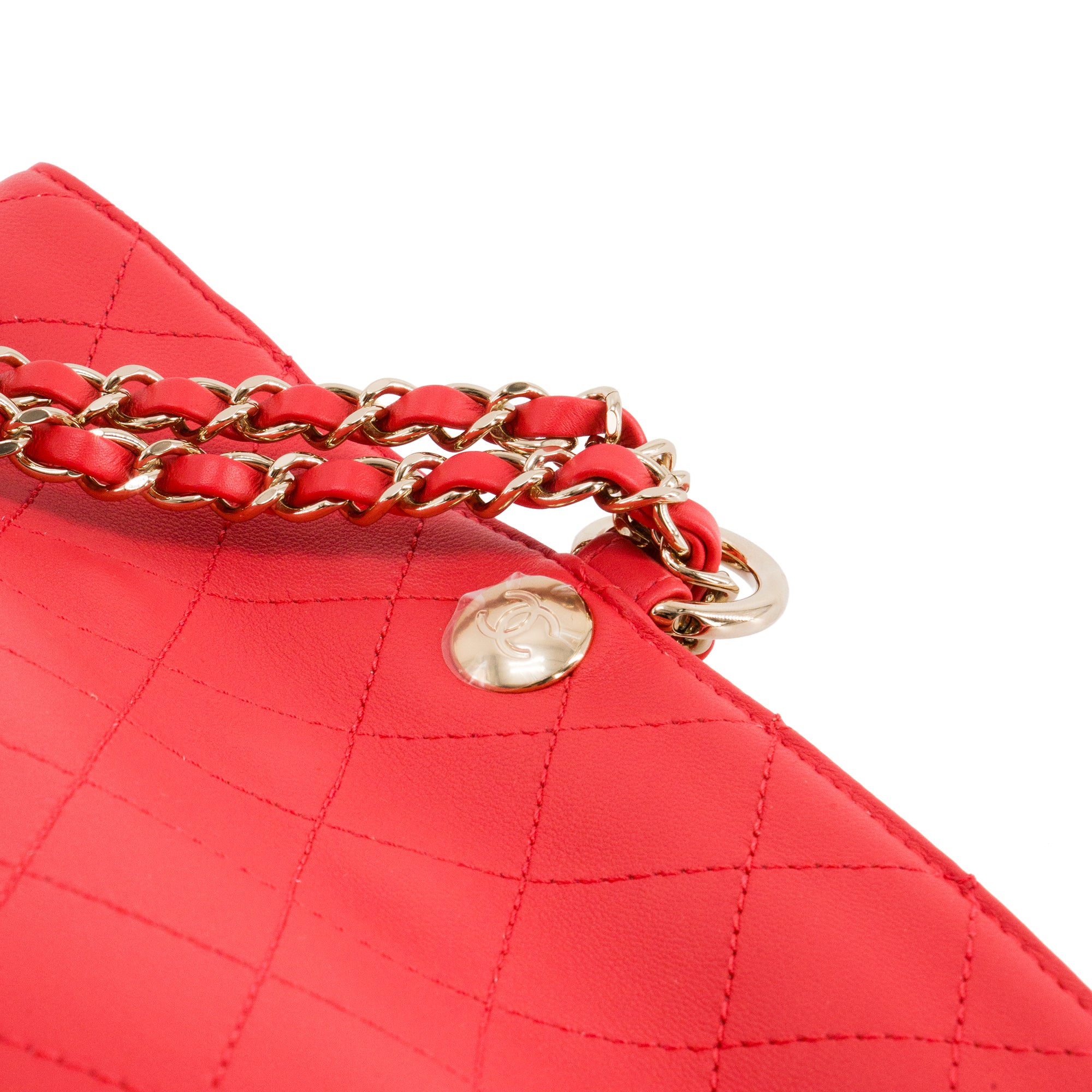 CHANEL - Sac à dos Chanel en cuir lisse rose