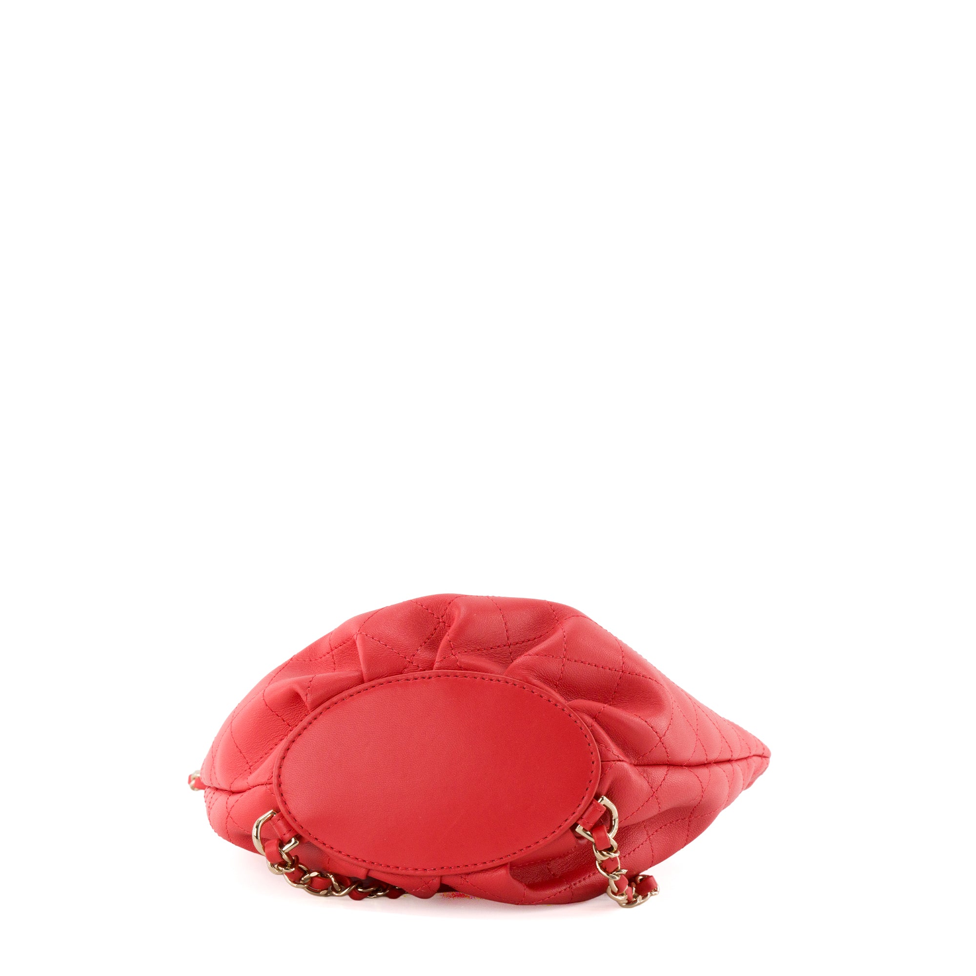CHANEL - Sac à dos Chanel en cuir lisse rose