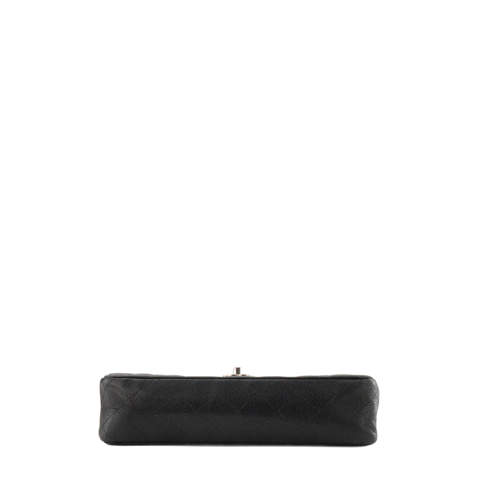 CHANEL - Sac à main Classique/Timeless 11.12 Chanel en cuir caviar noir