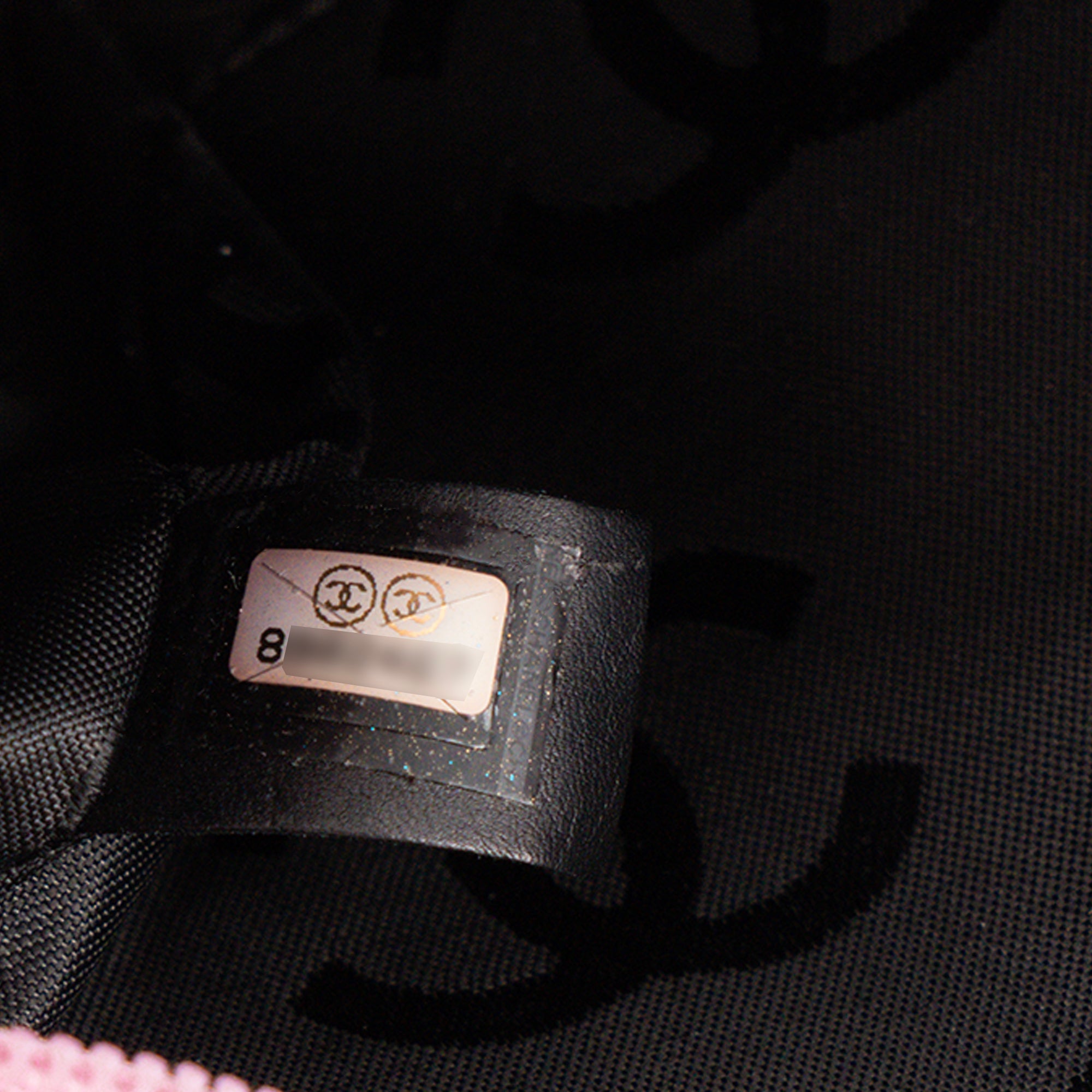 CHANEL - Pink and Black Smooth Leather Chanel Cambon Shoulder Bag