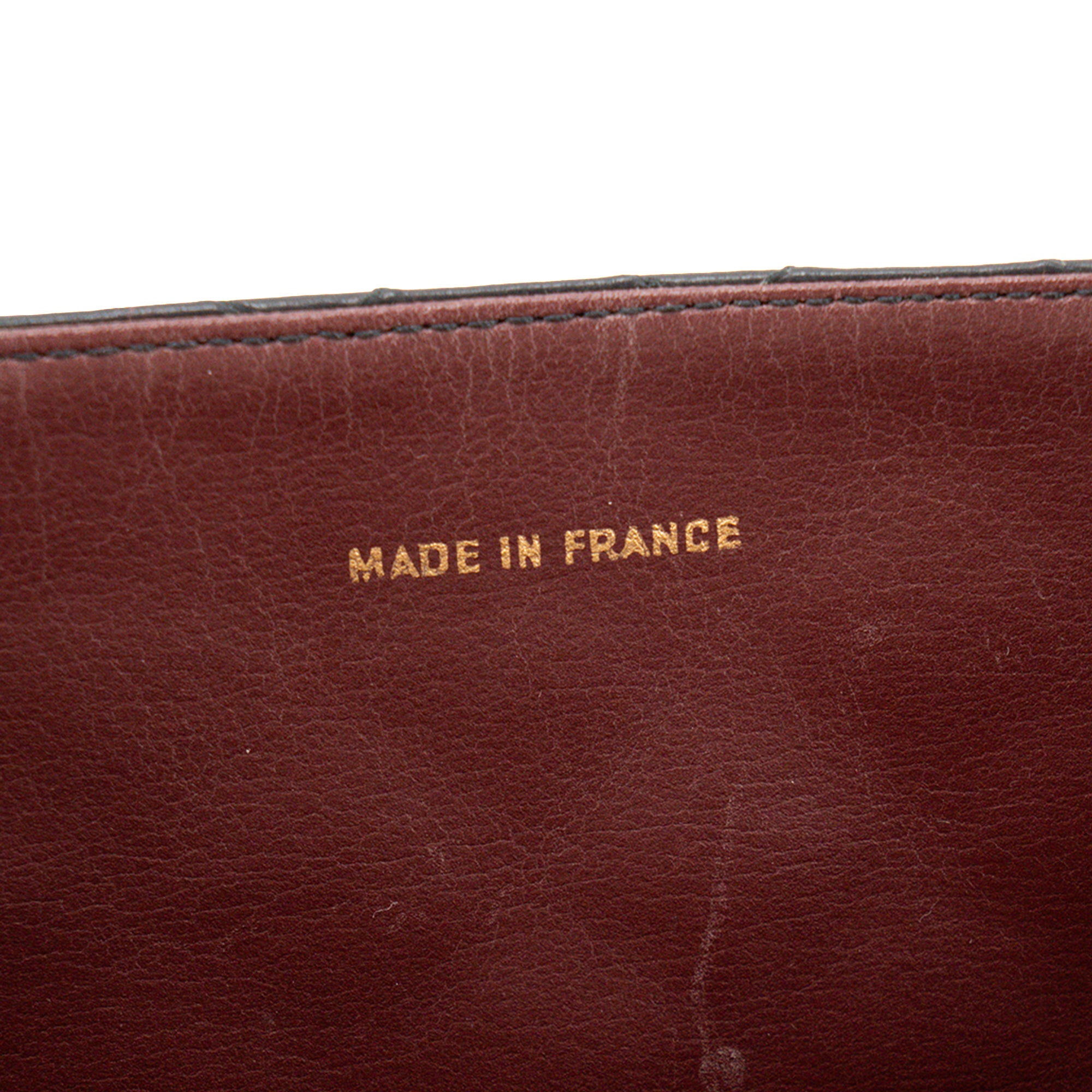 CHANEL - Sac à épaule Simple Flap Chanel en cuir lisse noir vintage