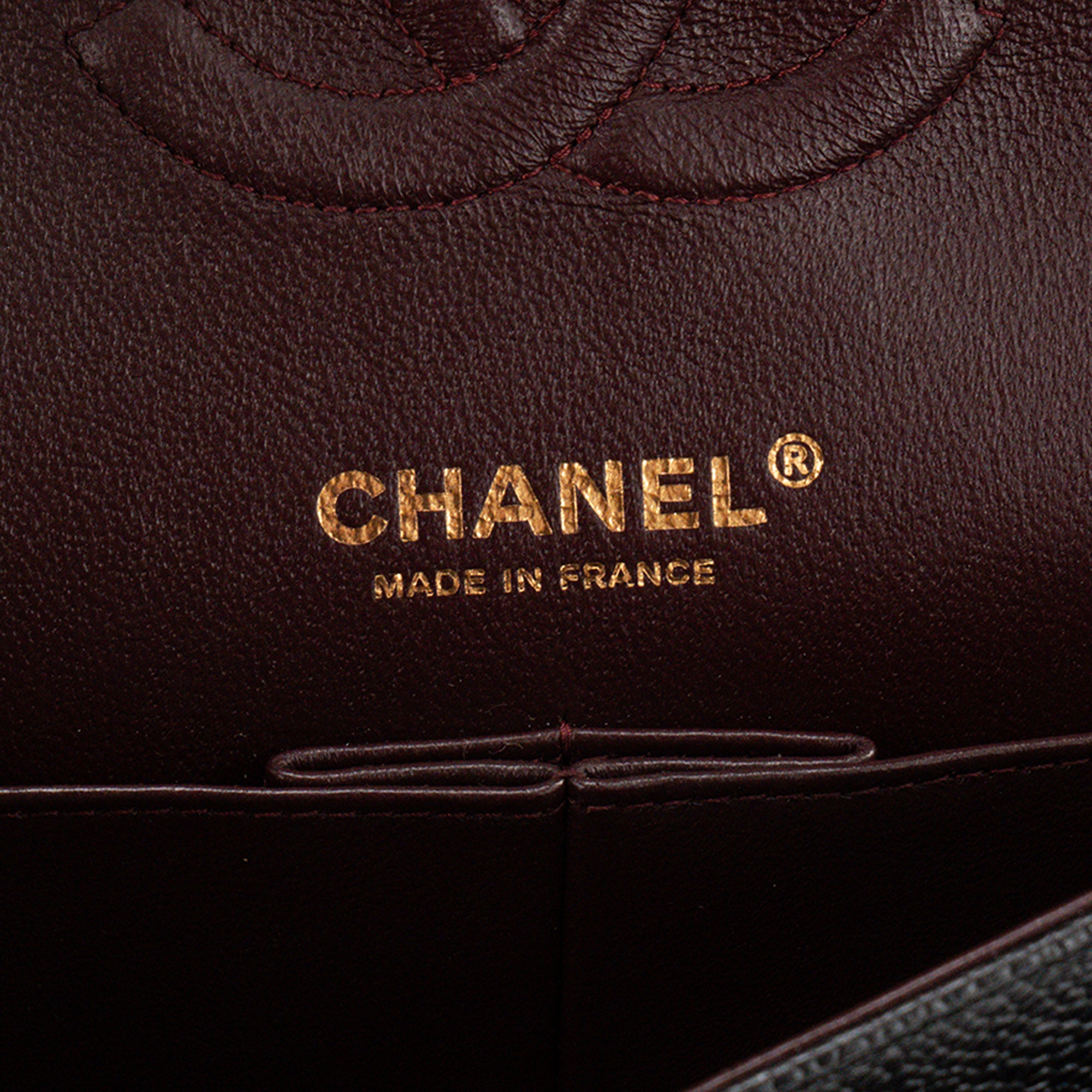 CHANEL - Sac à épaule Classique/Timeless 11.12 Chanel en cuir caviar noir