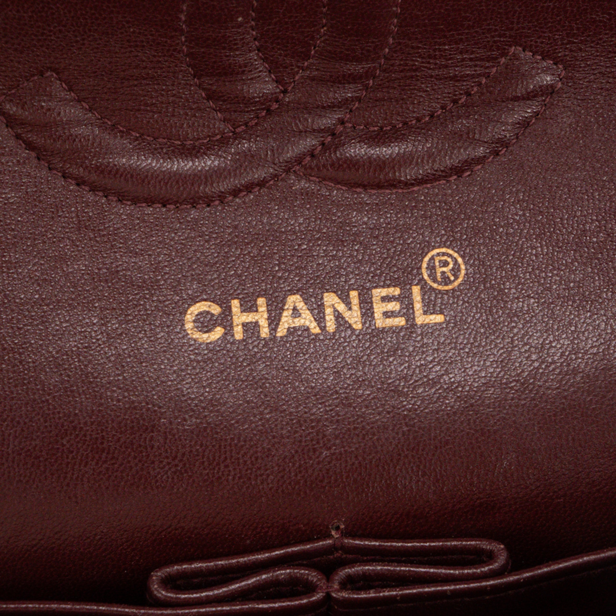 CHANEL - Sac à épaule Classique/Timeless 11.12 Chanel en cuir lisse noir vintage