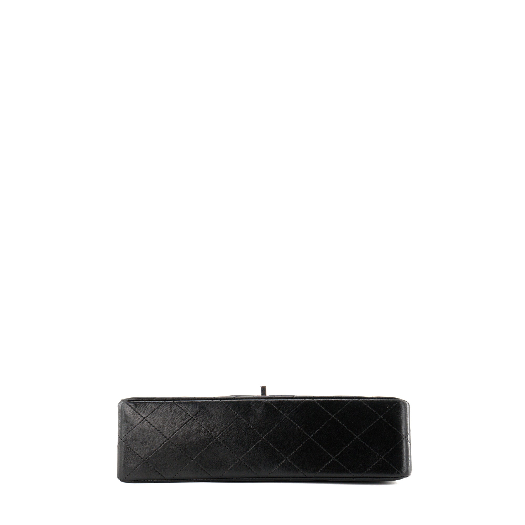 CHANEL - Sac à épaule Classique/Timeless 11.13 Small Chanel en cuir lisse noir