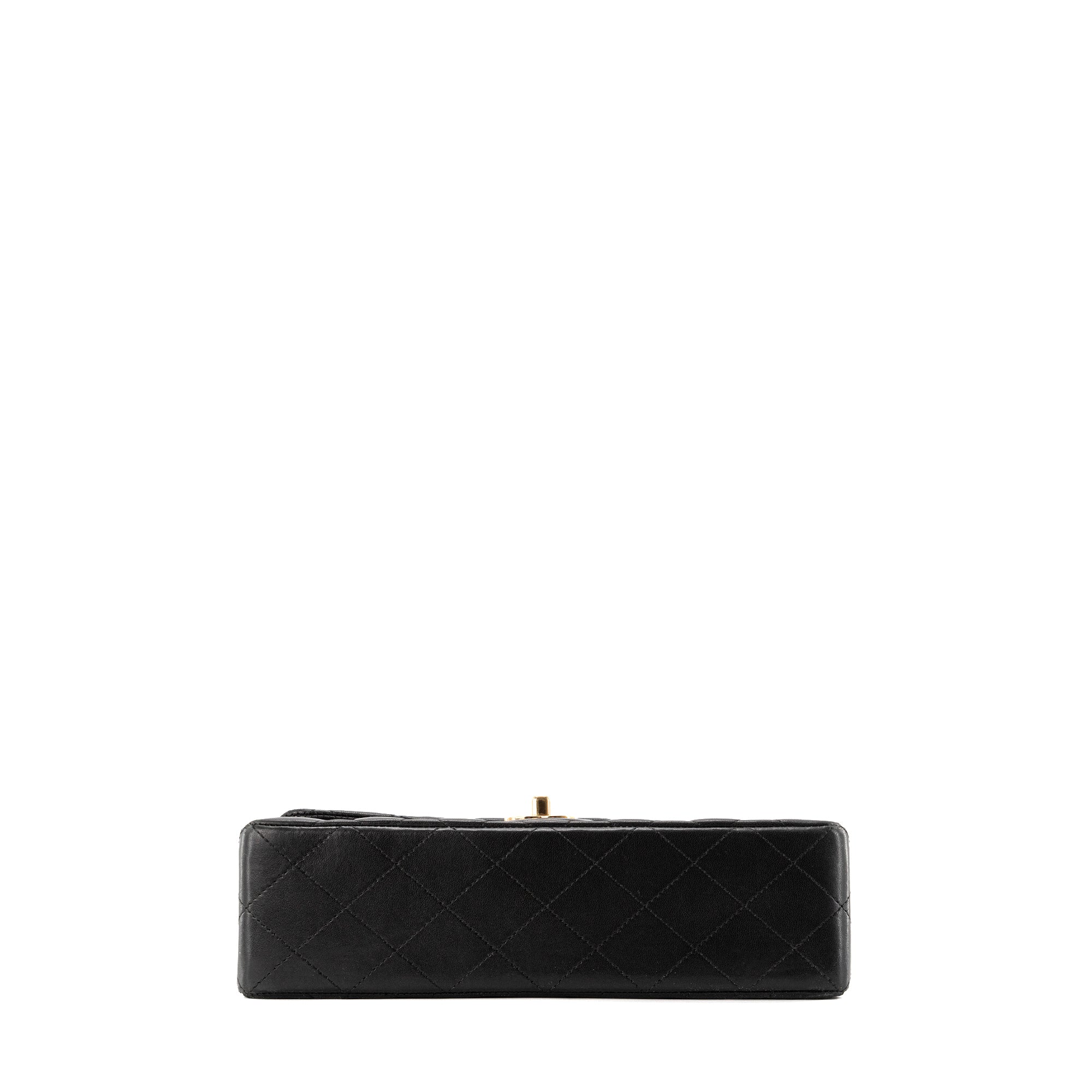 CHANEL - Sac à épaule Classique/Timeless 11.13 Chanel en cuir lisse noir