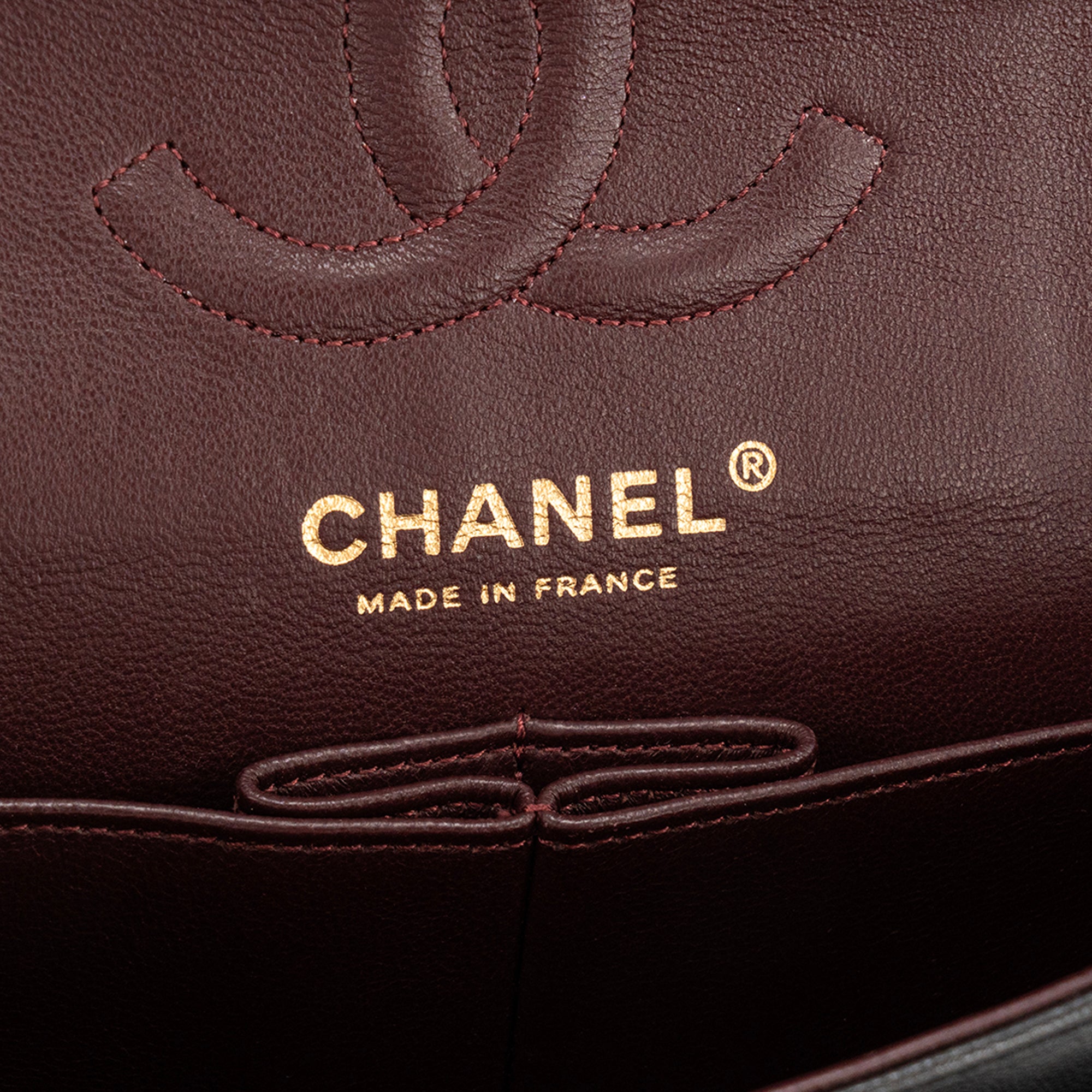 CHANEL - Sac à épaule Classique/Timeless 11.13 Chanel en cuir lisse noir