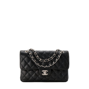 CHANEL - Sac à épaule Classique/Timeless 11.13 small Chanel en cuir caviar noir