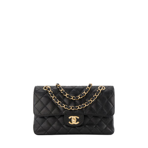 CHANEL - Sac à épaule Classique/Timeless 11.13 small Chanel en cuir caviar noir