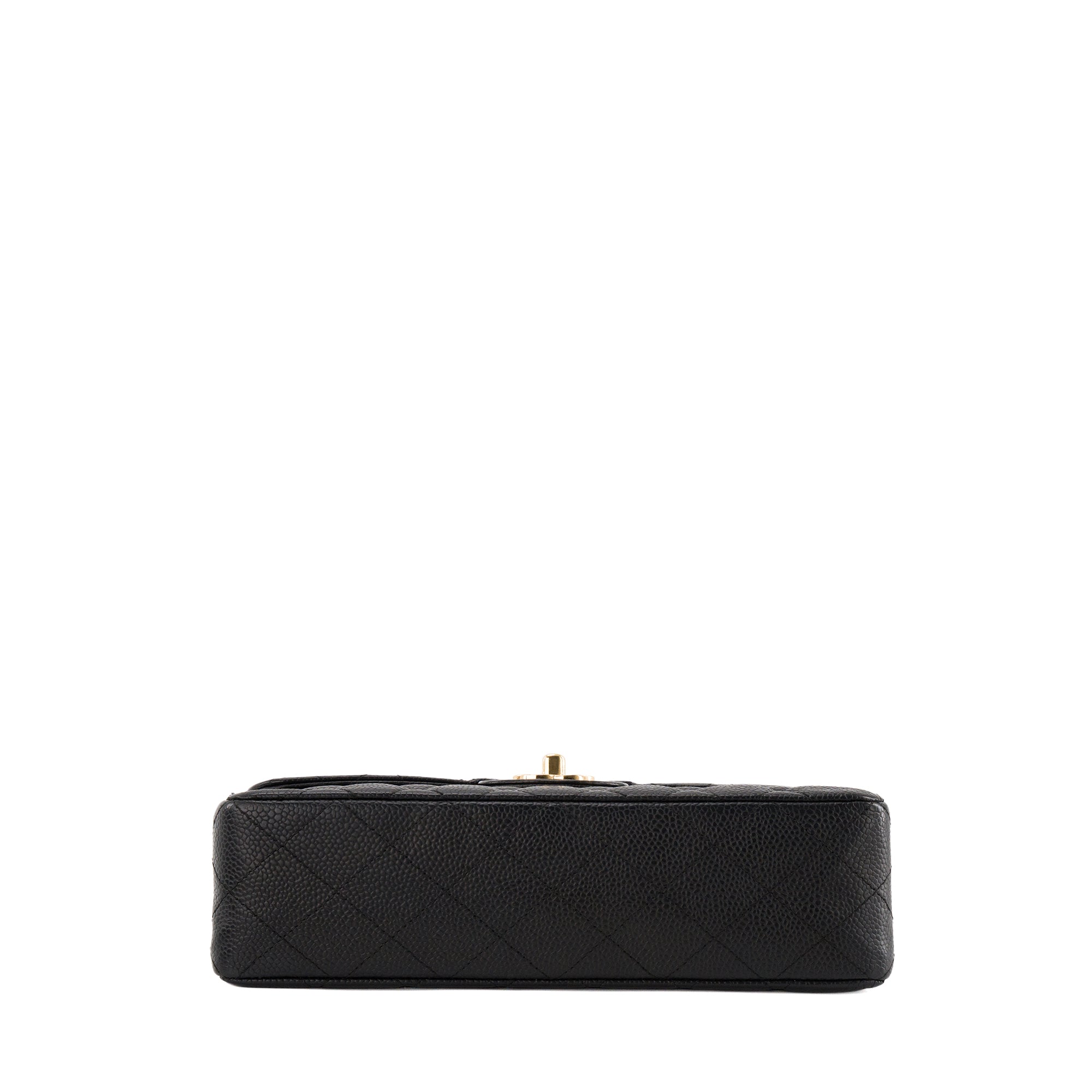 CHANEL - Sac à épaule Classique/Timeless 11.13 small Chanel en cuir caviar noir