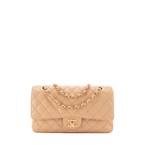 CHANEL - Chanel Classic/Timeless 11.12 handbag in beige caviar leather