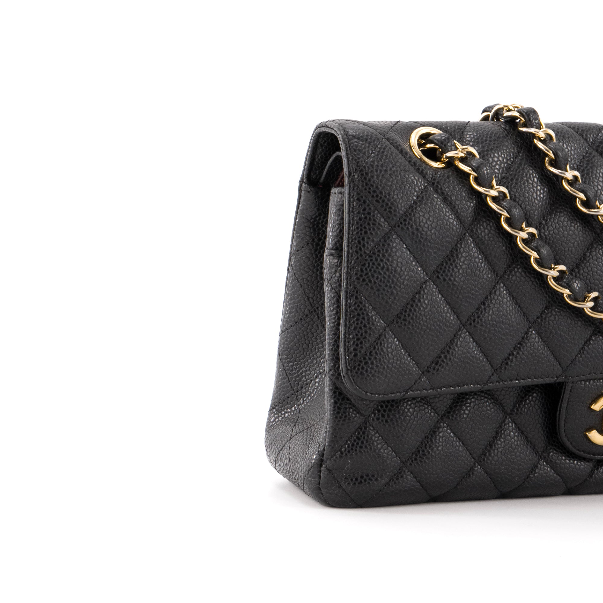 CHANEL - Sac à main Classique/Timeless 11.12 Chanel en cuir caviar noir