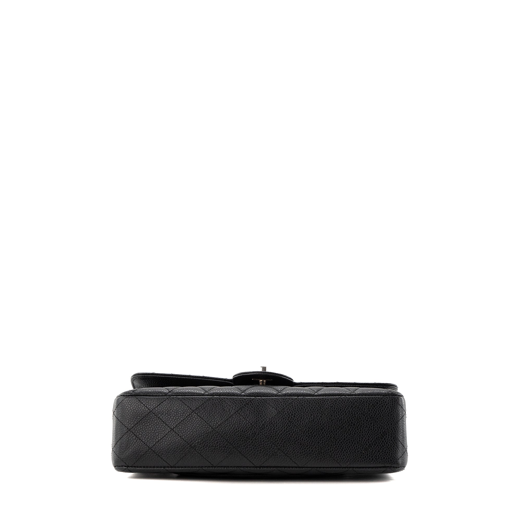 CHANEL - Sac à main Classique/Timeless 11.12 Chanel en cuir caviar noir
