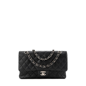 CHANEL - Sac à main Classique/Timeless 11.12 Chanel en cuir caviar noir