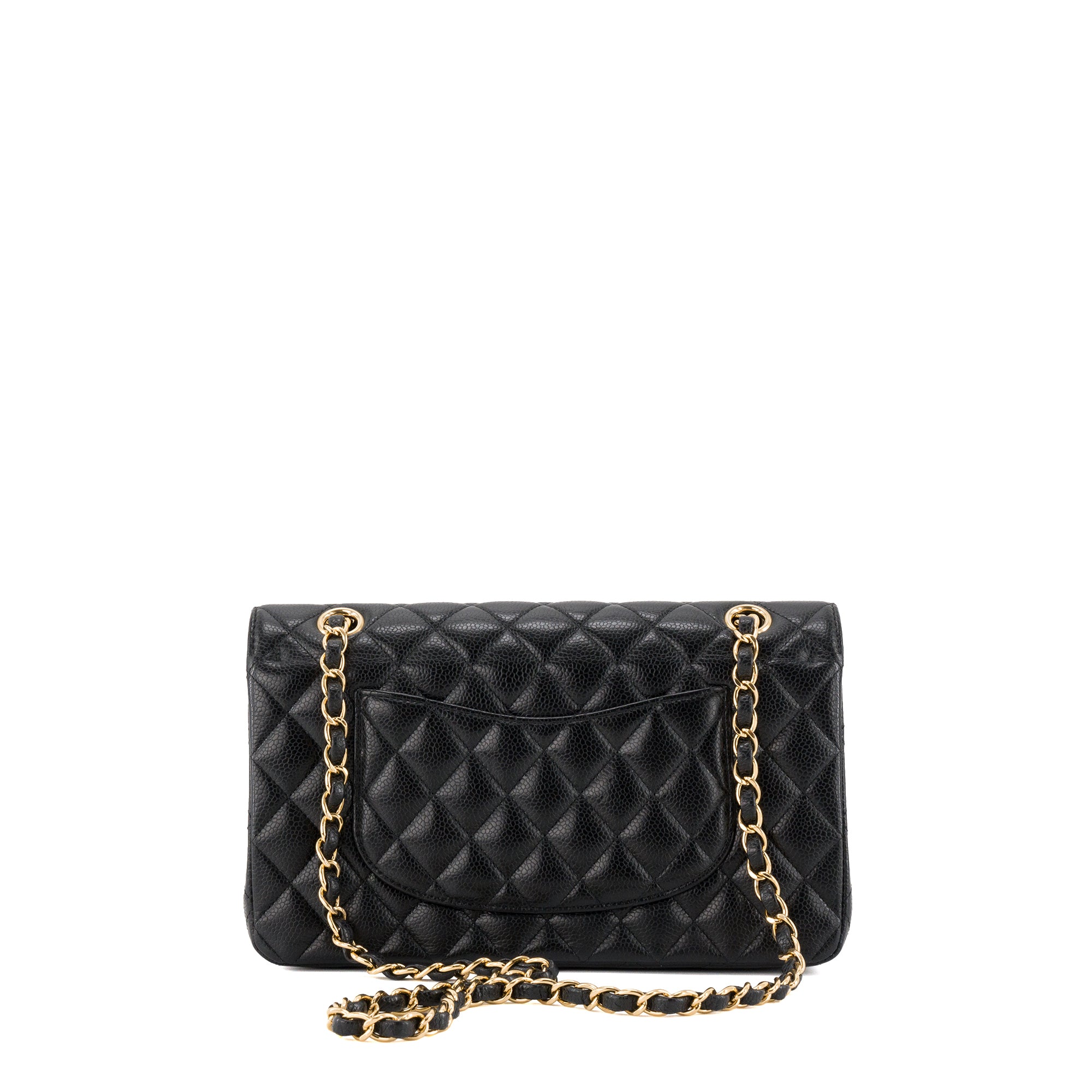 CHANEL - Sac à main Classique/Timeless 11.12 Chanel en cuir caviar noir
