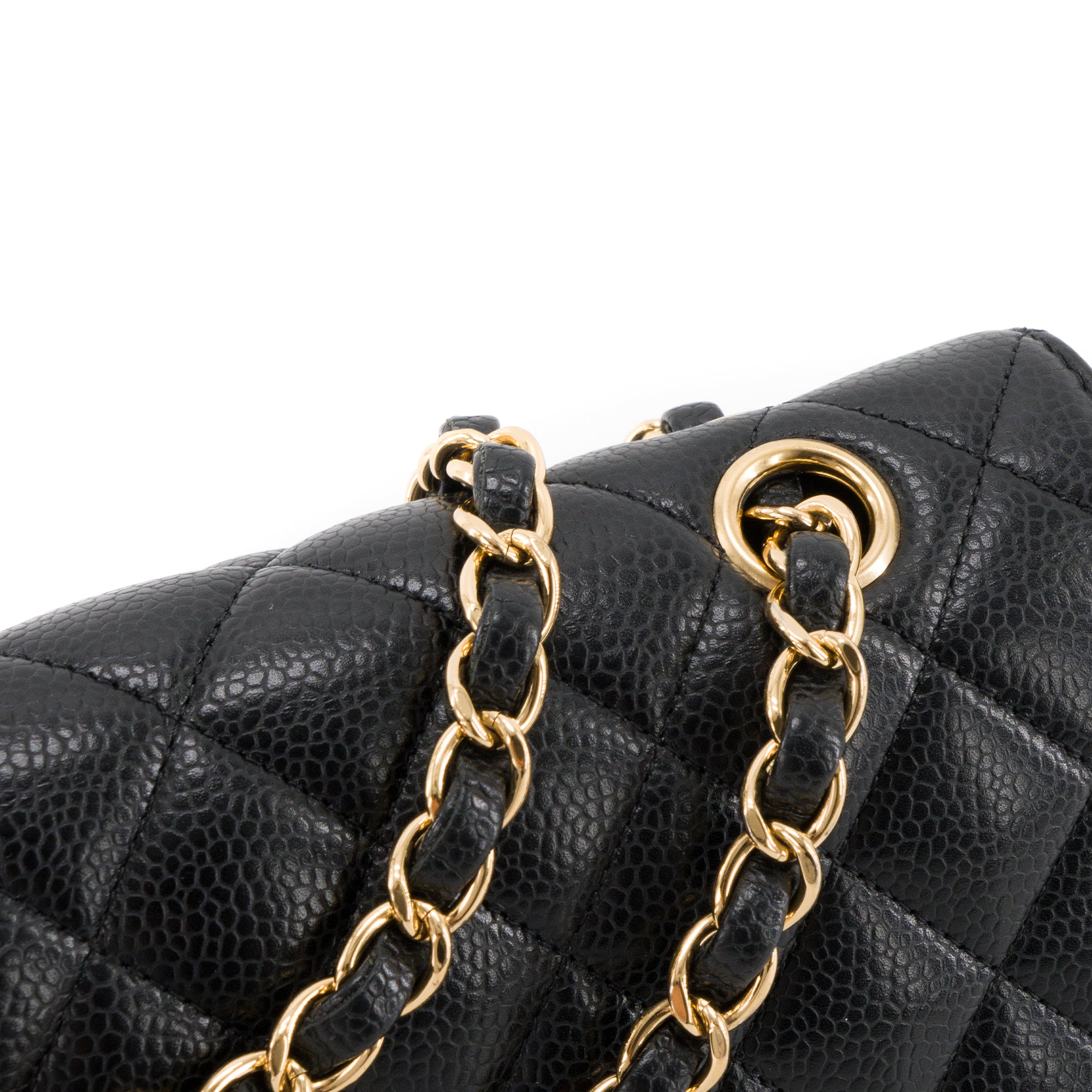 CHANEL - Sac à main Classique/Timeless 11.12 Chanel en cuir caviar noir