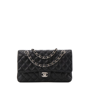 CHANEL - Sac à main Classique/Timeless 11.12 Chanel en cuir caviar noir