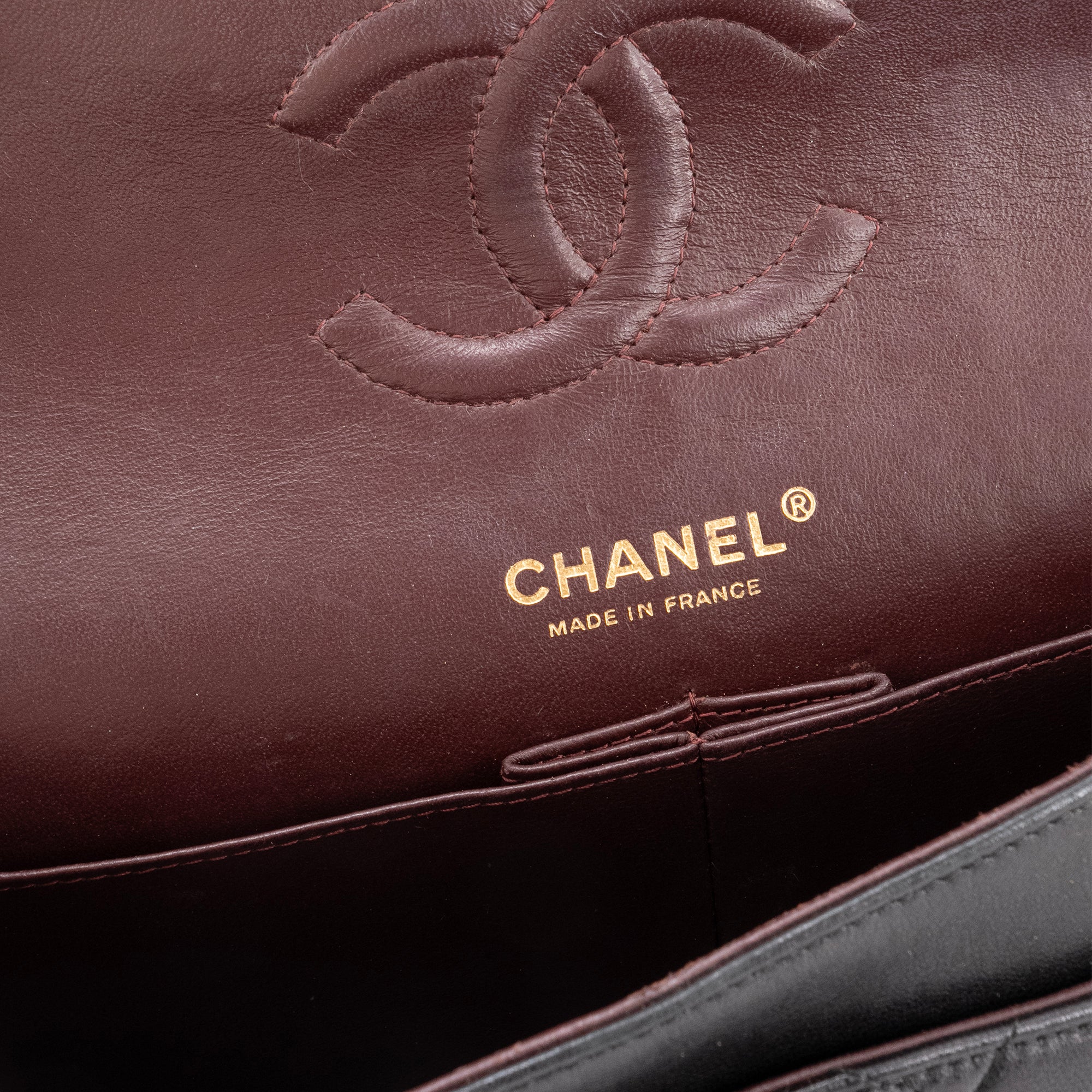 CHANEL - Sac à main Classique/Timeless 11.12 Chanel en cuir lisse noir