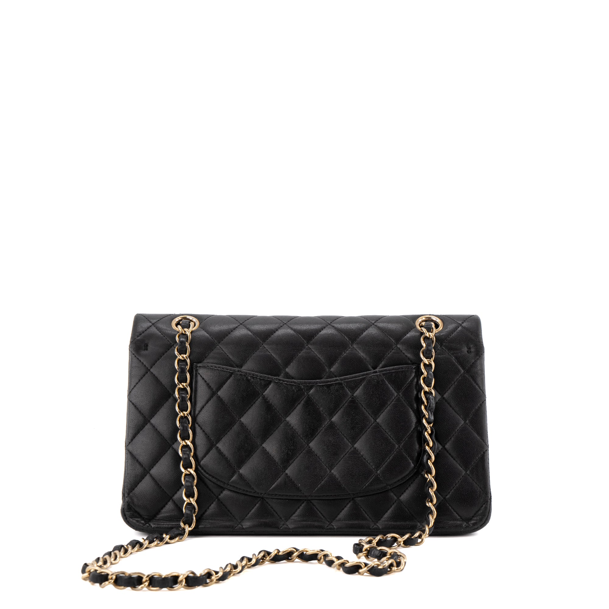 CHANEL - Sac à main Classique/Timeless 11.12 Chanel en cuir lisse noir