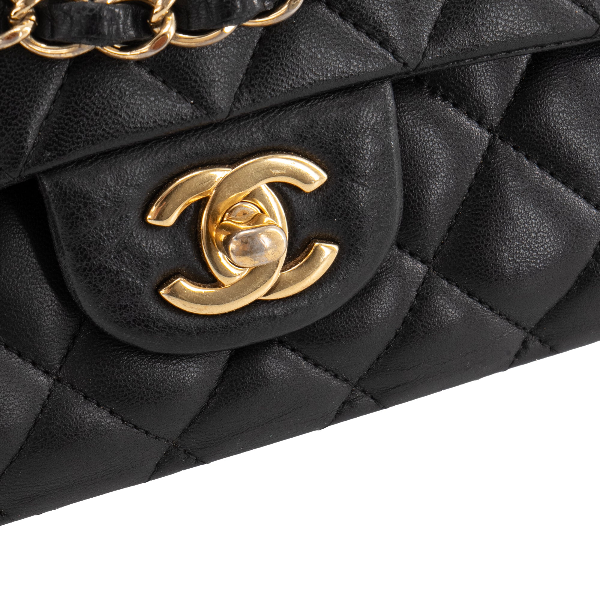 CHANEL - Sac à main Classique/Timeless 11.12 Chanel en cuir lisse noir