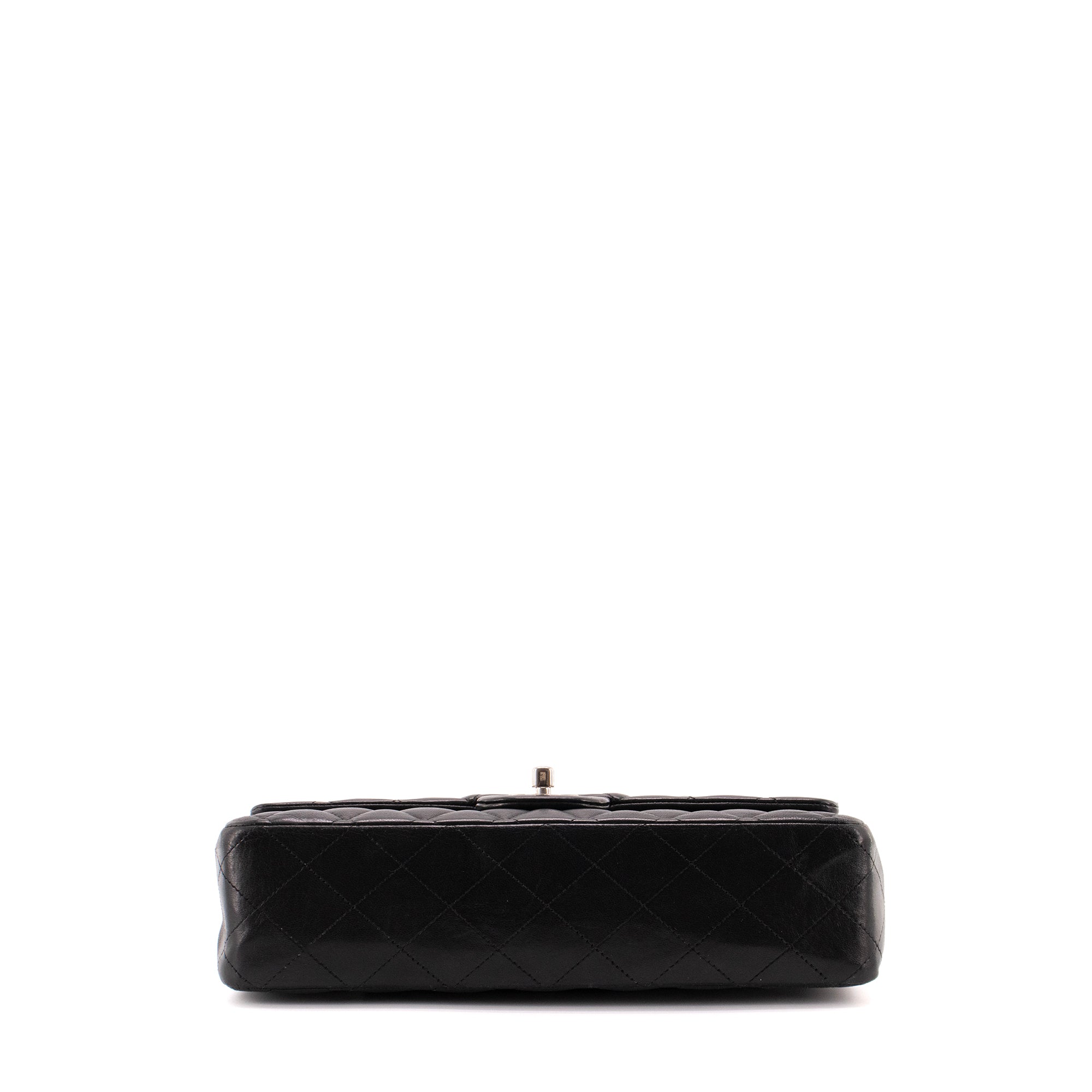 CHANEL - Sac à main Classique/Timeless 11.12 Chanel en cuir lisse noir