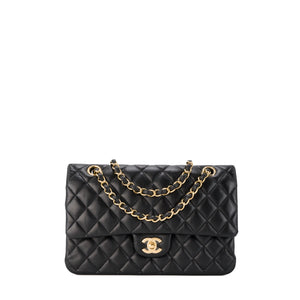 CHANEL - Sac à main Classique/Timeless 11.12 Chanel en cuir lisse noir