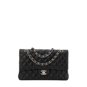 CHANEL - Sac à main Classique/Timeless 11.12 Chanel en cuir lisse noir