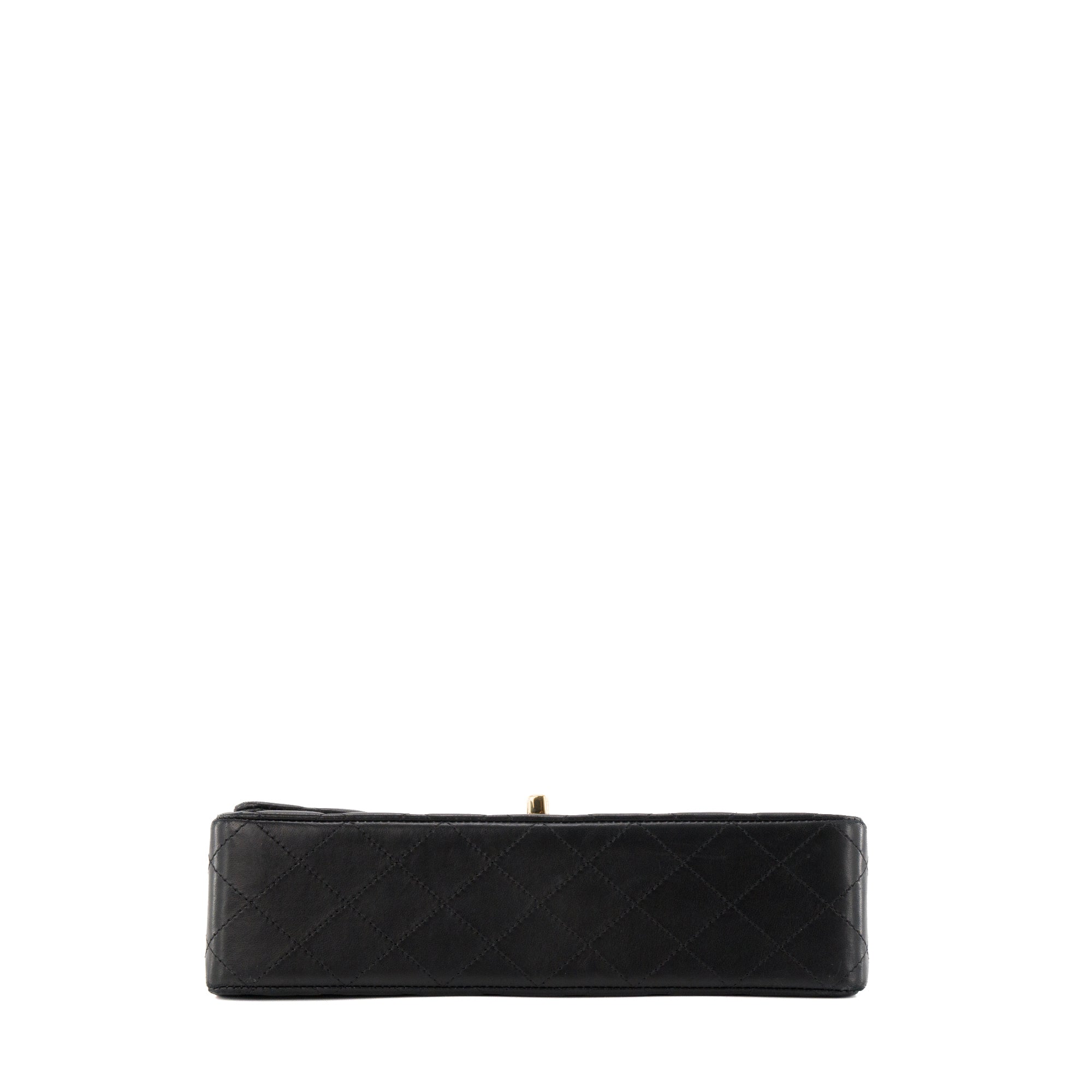 CHANEL - Sac à main Classique/Timeless 11.12 Chanel en cuir lisse noir