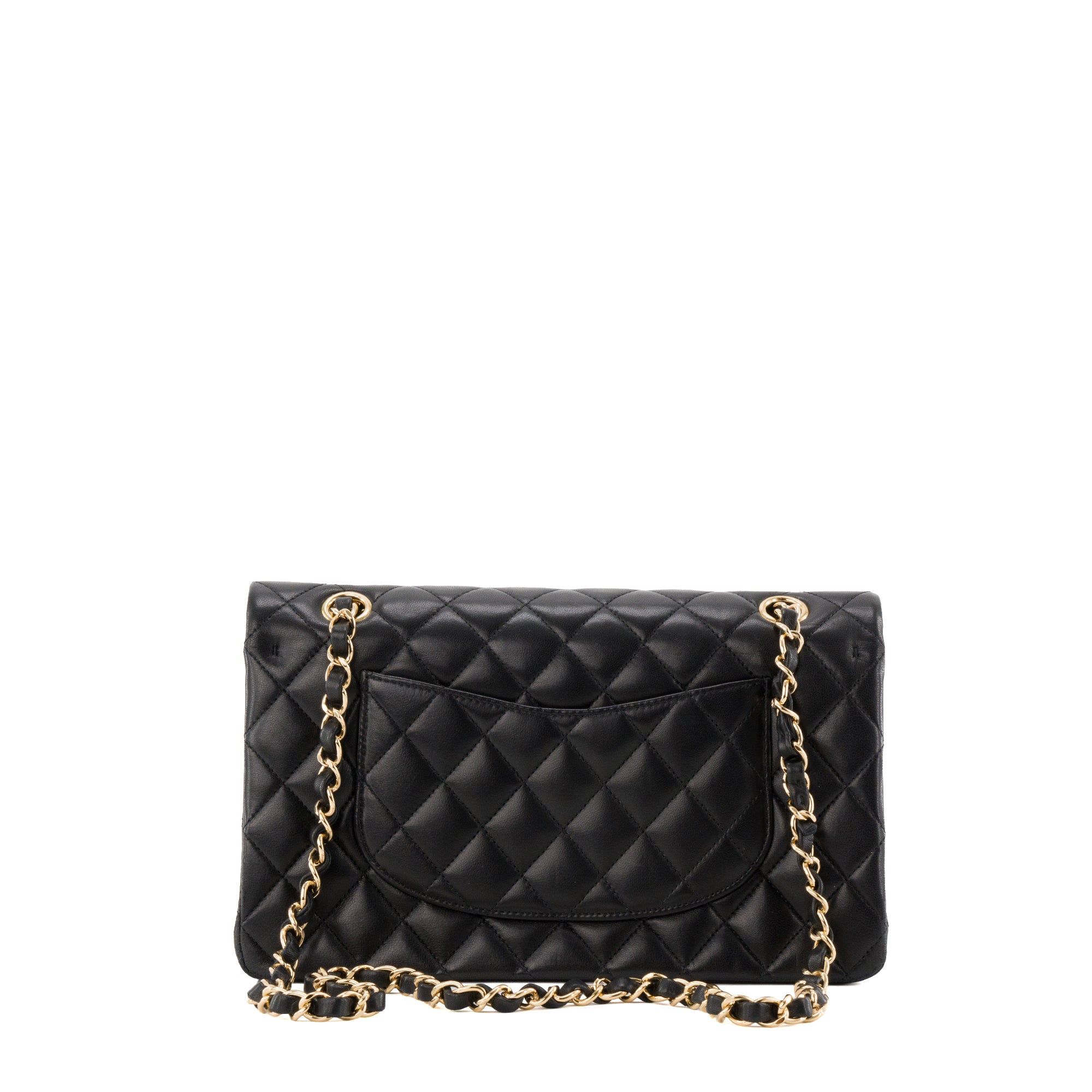 CHANEL - Sac à main Classique/Timeless 11.12 Chanel en cuir lisse noir