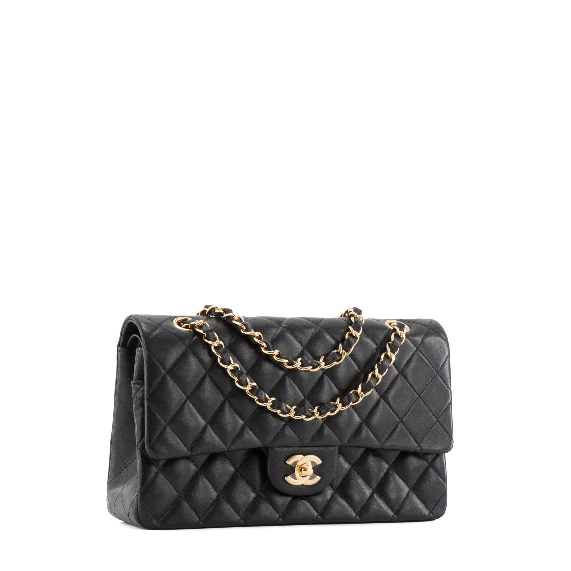 CHANEL - Sac à main Classique/Timeless 11.12 Chanel en cuir lisse noir