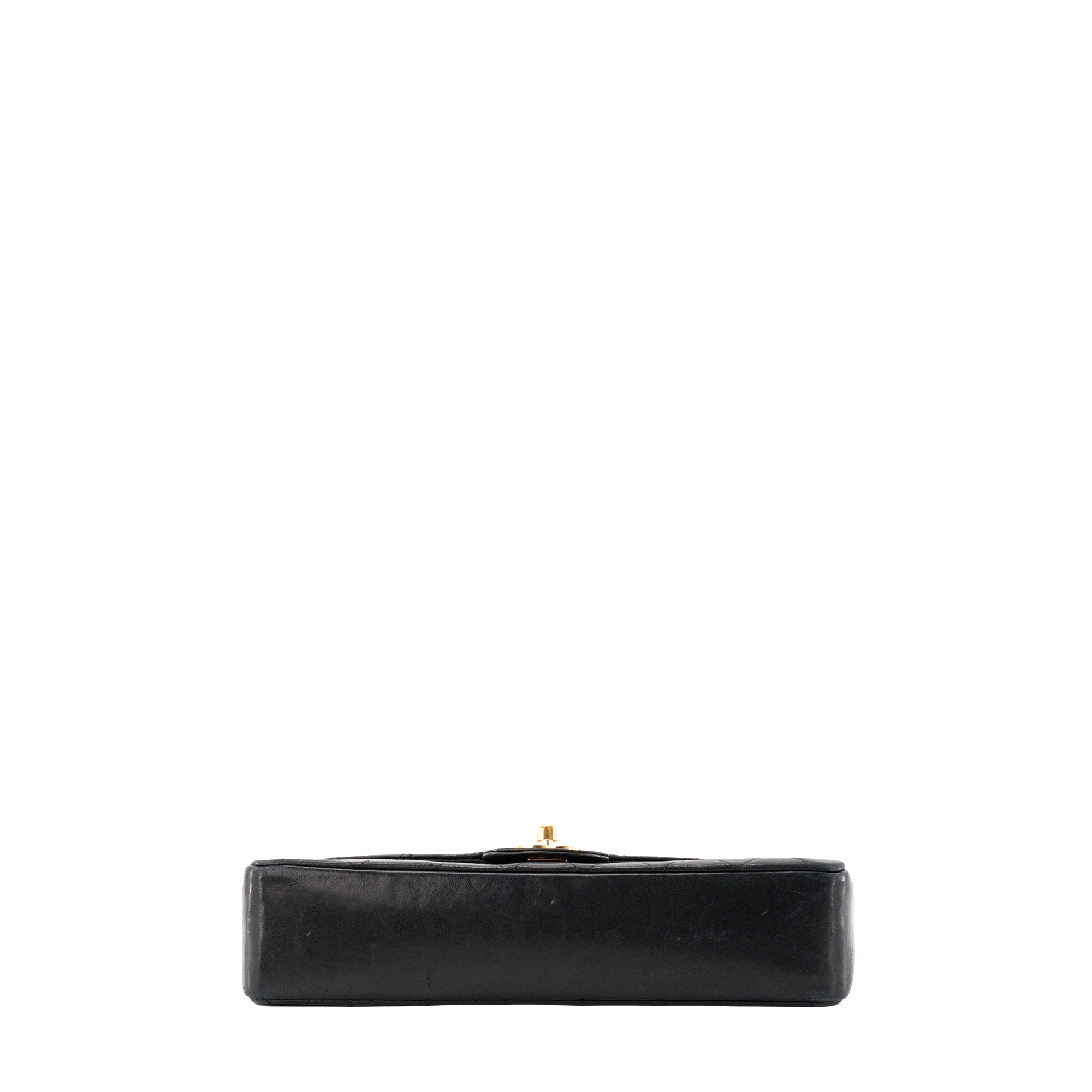 CHANEL - Sac à main Classique/Timeless 11.12 Chanel en cuir lisse noir