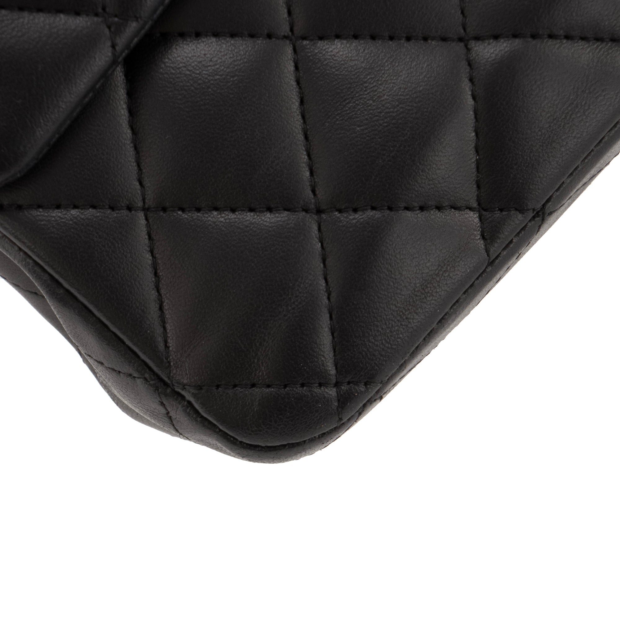 CHANEL - Sac à main Classique/Timeless 11.12 Chanel en cuir lisse noir