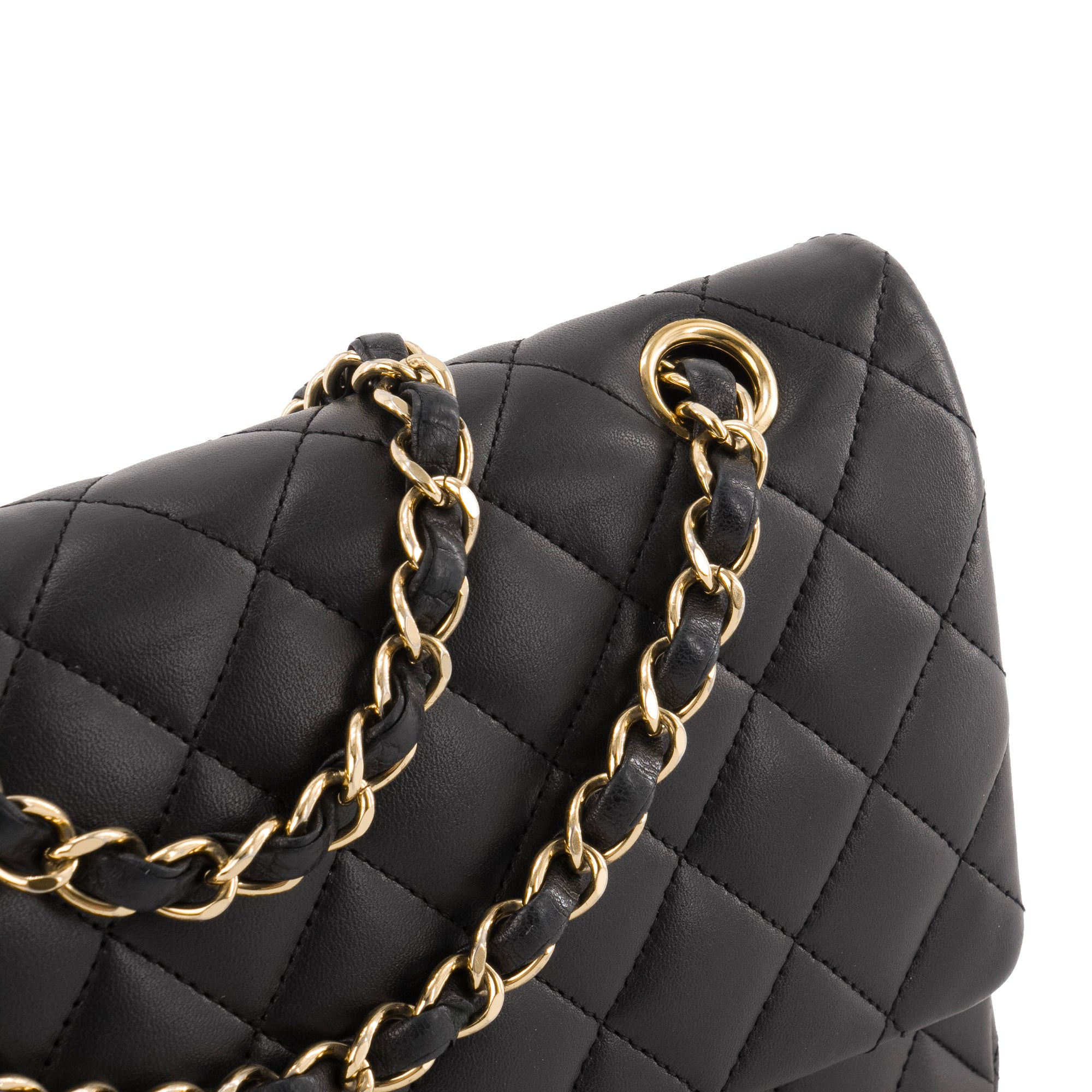 CHANEL - Sac à main Classique/Timeless 11.12 Chanel en cuir lisse noir