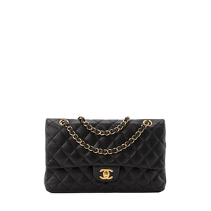 CHANEL - Sac à main Classique/Timeless 11.12 Chanel en cuir lisse noir
