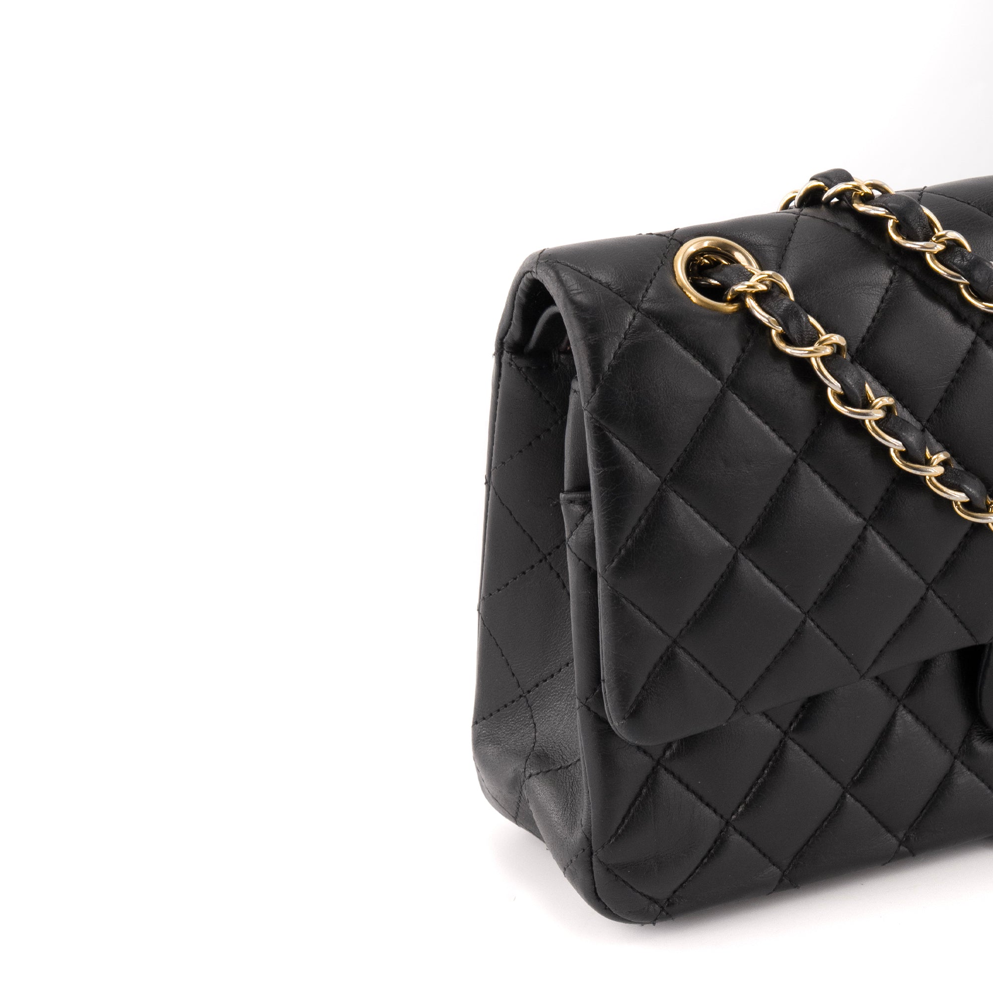 CHANEL - Sac à main Classique/Timeless 11.12 Chanel en cuir lisse noir