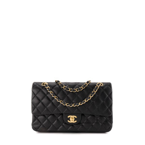 CHANEL - Sac à main Classique/Timeless 11.12 Chanel en cuir lisse noir