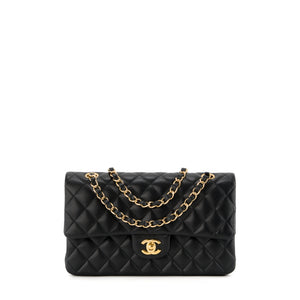 CHANEL - Sac à main Classique/Timeless 11.12 Chanel en cuir lisse noir