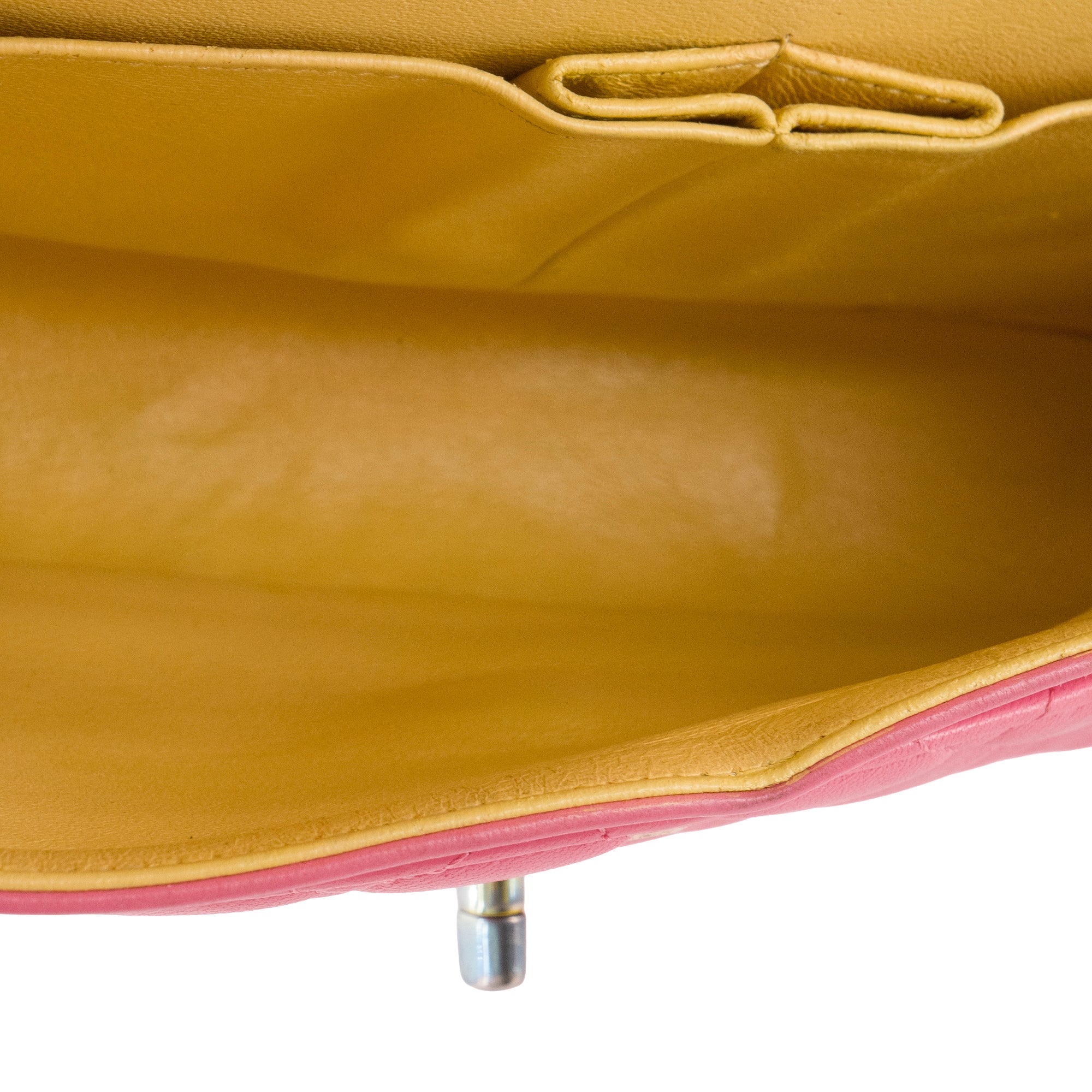 CHANEL -  Sac à main Classique/Timeless 11.12 Chanel en cuir lisse rose édition limitée Rainbow