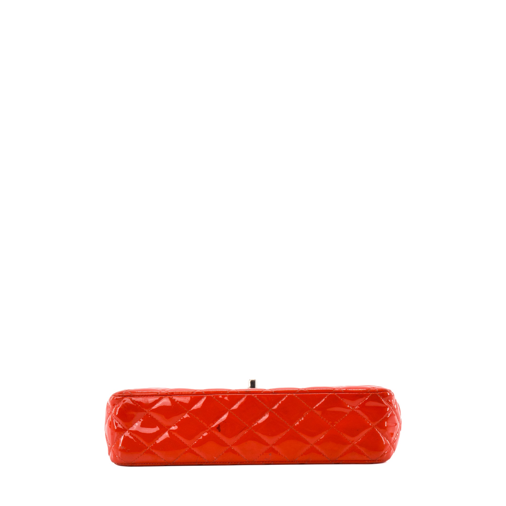 CHANEL - Sac à main Classique/Timeless 11.12 Chanel en cuir verni rouge