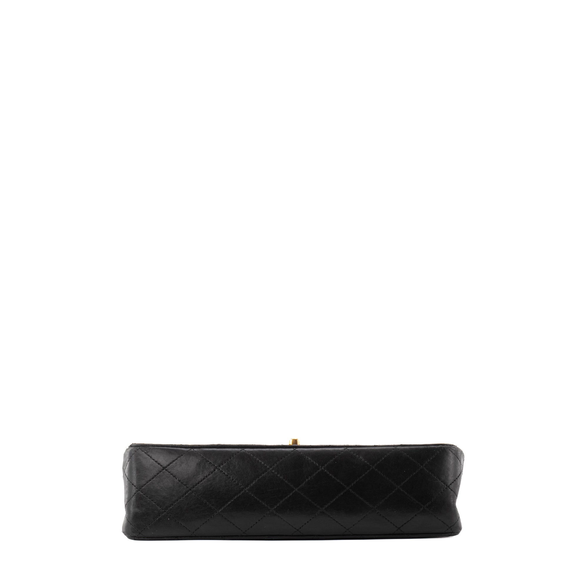 CHANEL - Sac à main Timeless/Classique 11.12 Chanel en cuir d'agneau noir vintage