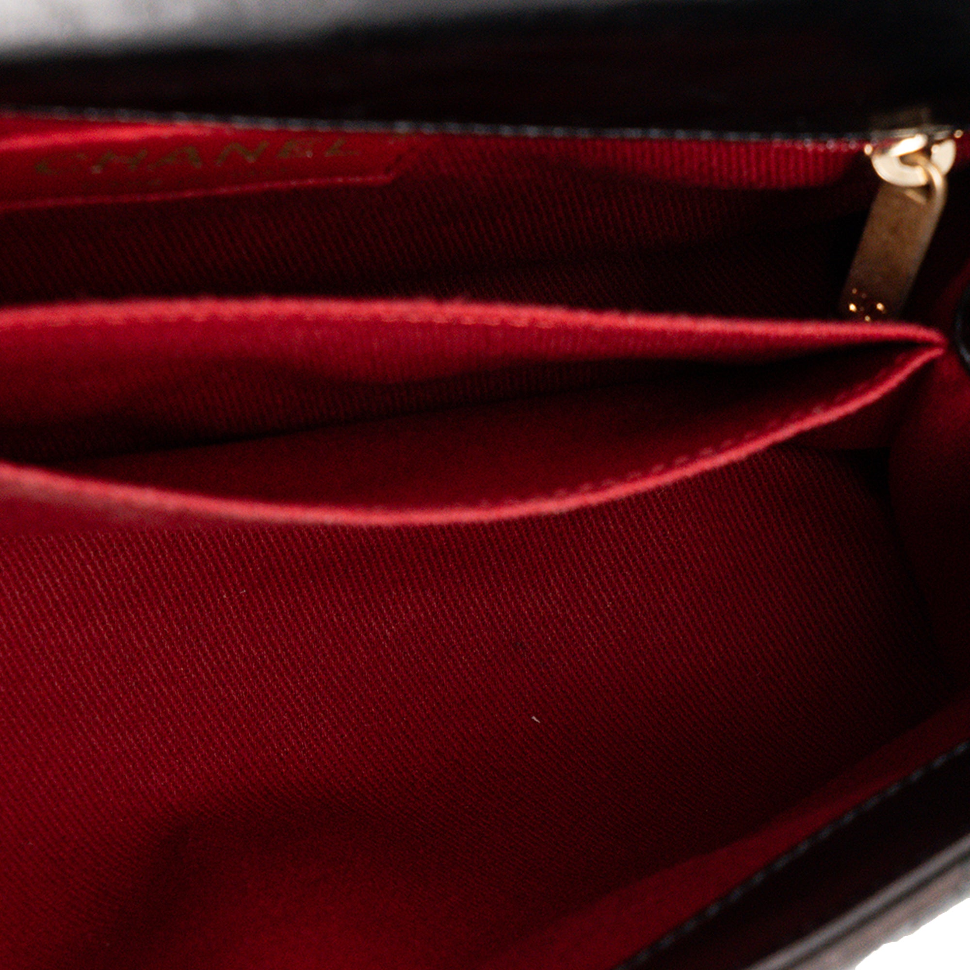 CHANEL - Sac à bandoulière Coco Handle small Chanel en cuir noir