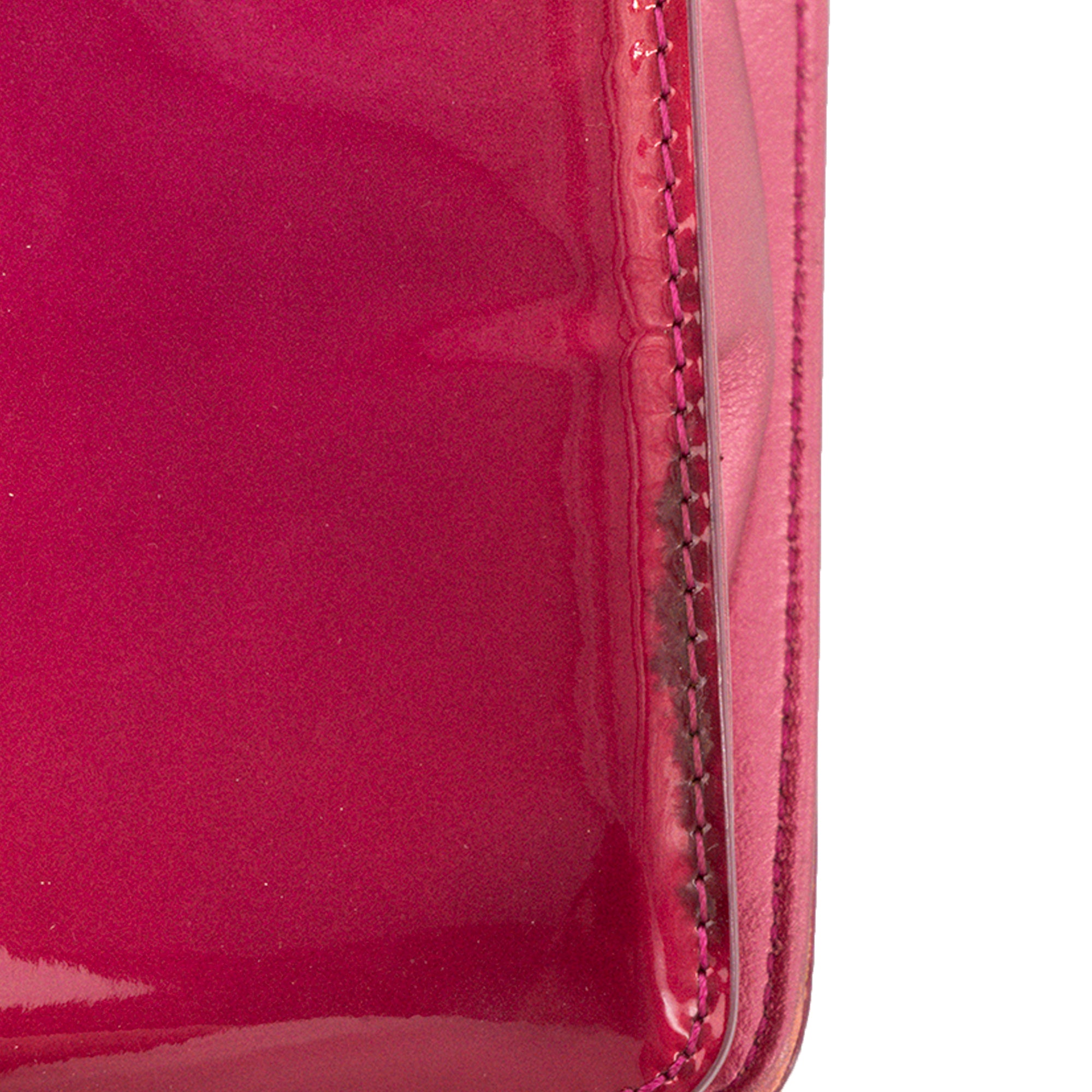 CHANEL - Pink Patent Leather Boy Bag