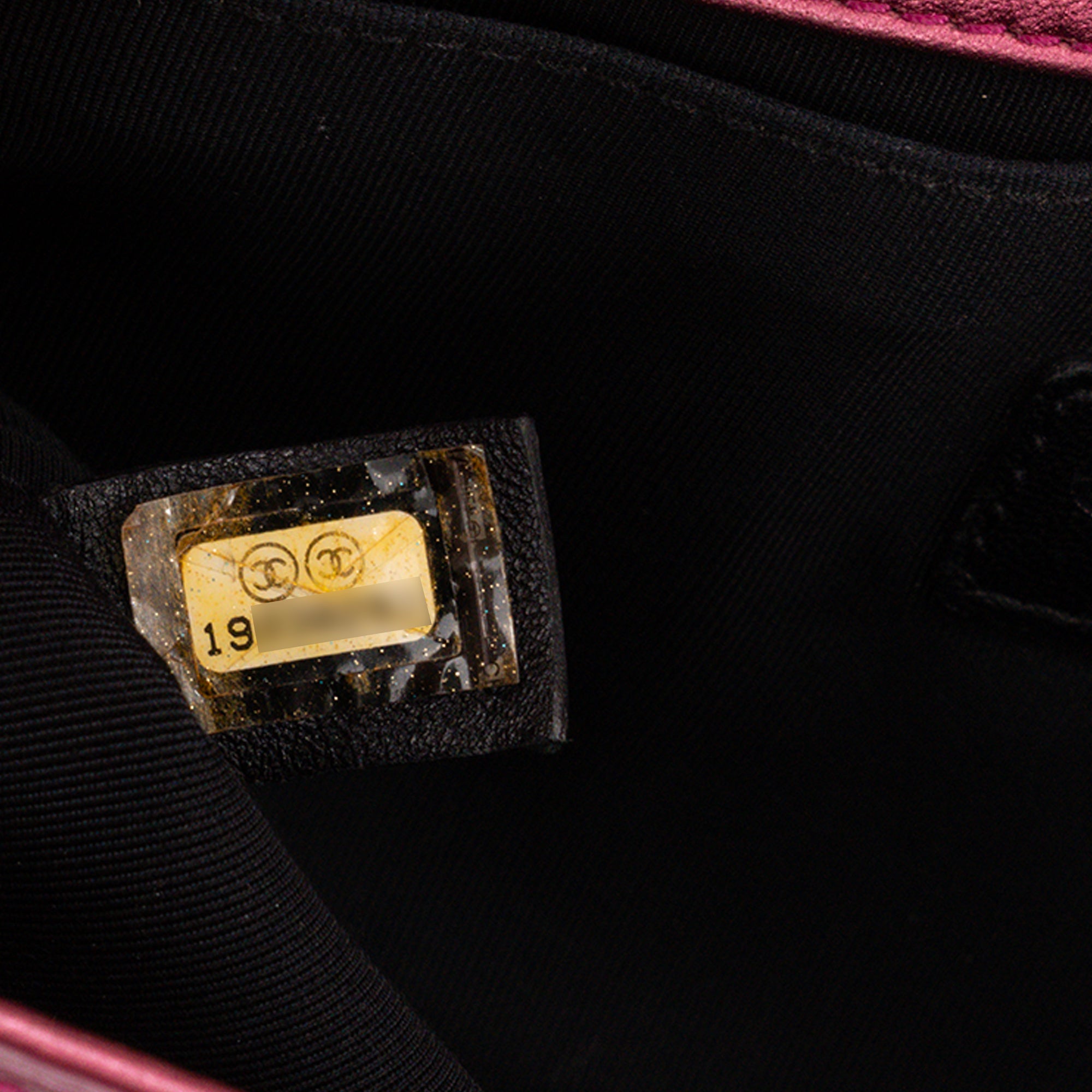 CHANEL - Pink Patent Leather Boy Bag