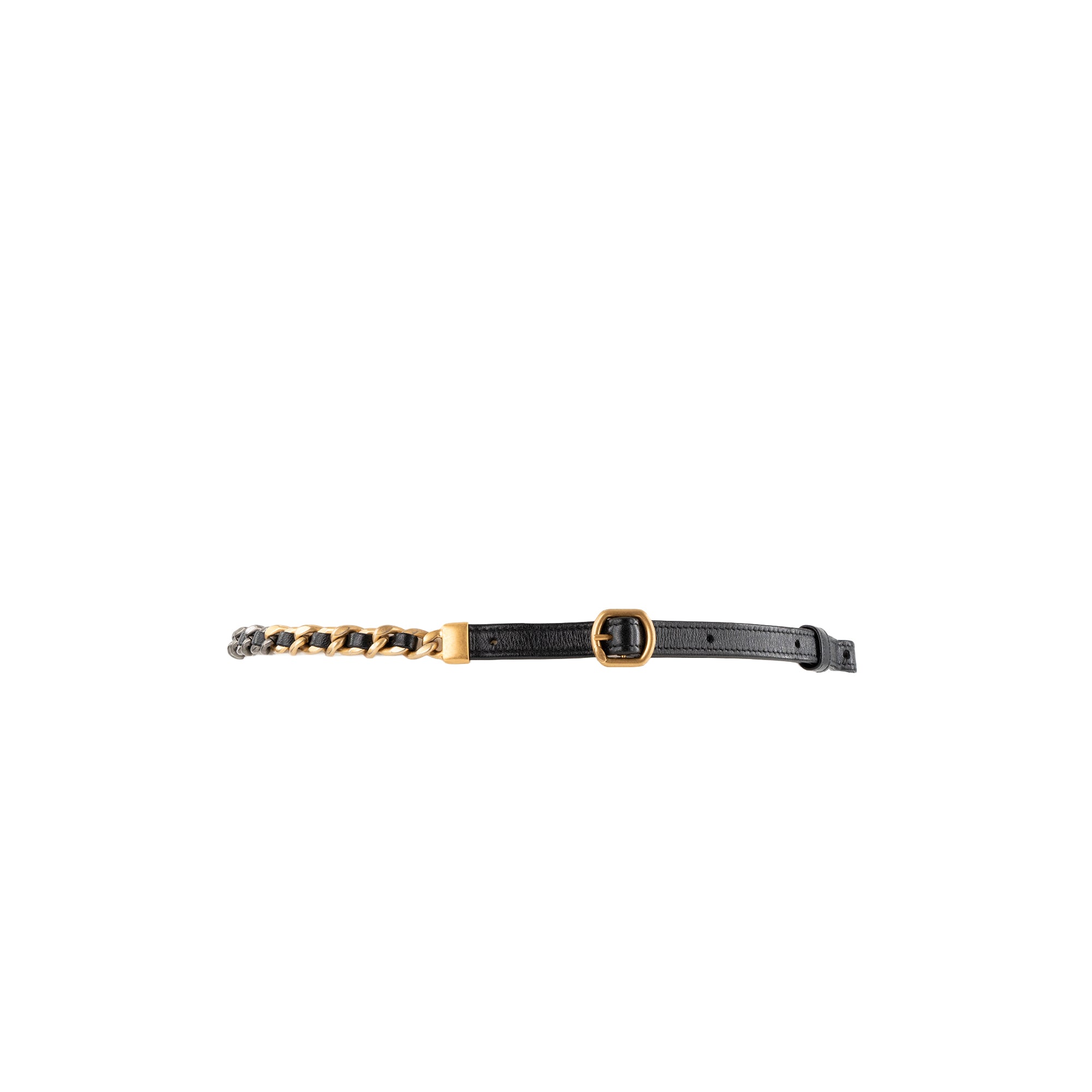 CHANEL - Sac ceinture 19 Chanel en cuir lisse noir