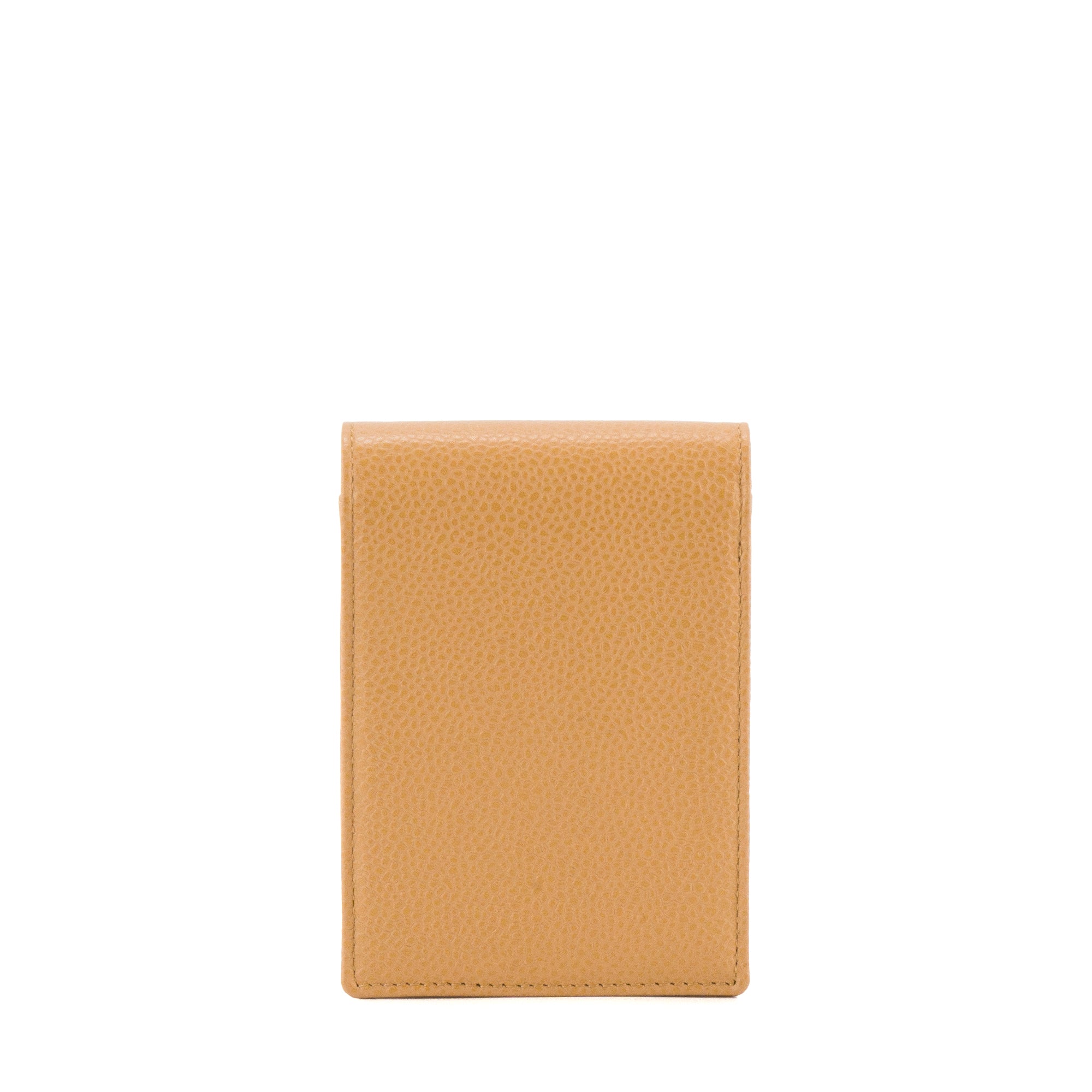 CHANEL - Étui à cigarettes Chanel en cuir caviar beige vintage