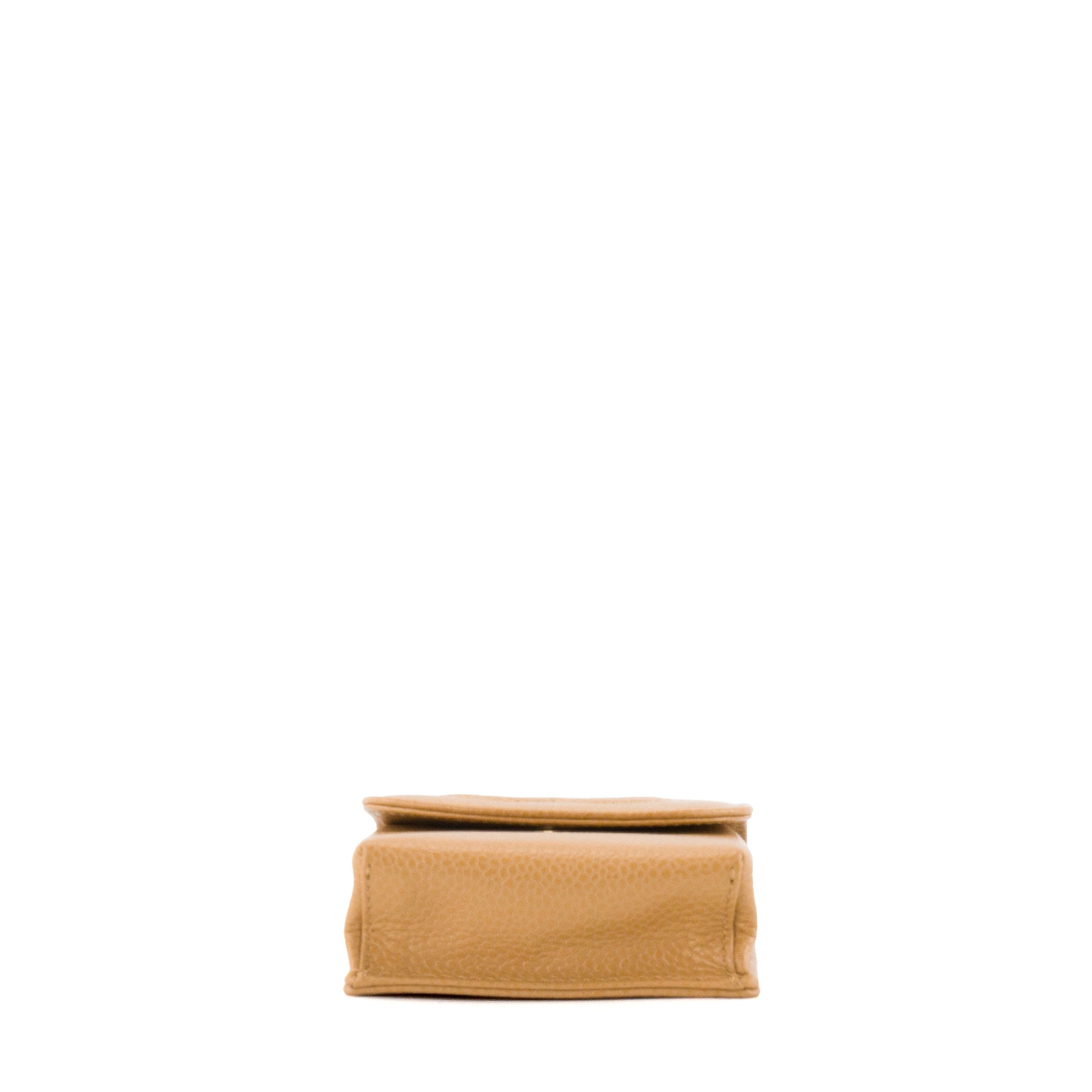CHANEL - Étui à cigarettes Chanel en cuir caviar beige vintage
