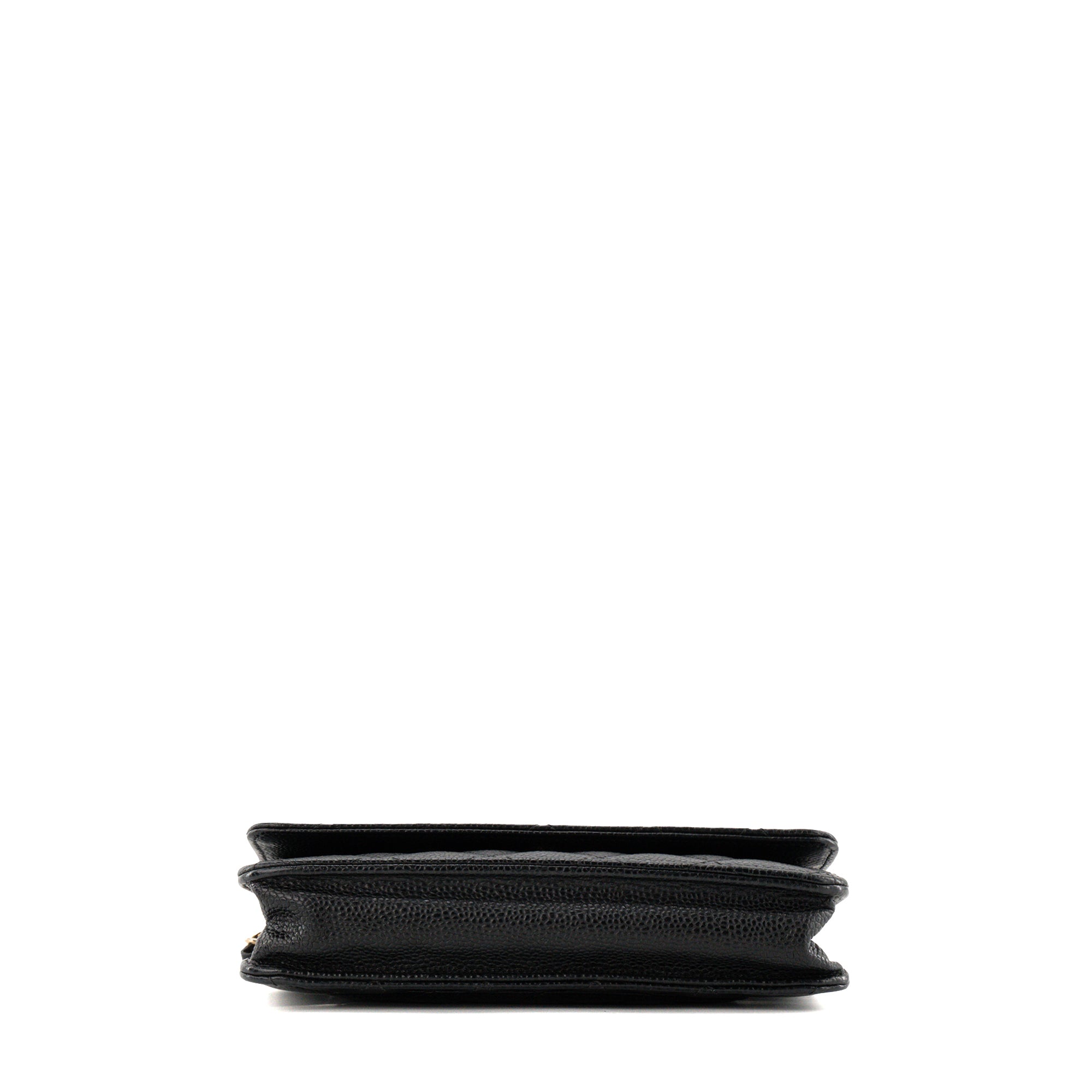 CHANEL - Sac à bandoulière Wallet On Chain Classique/Timeless  Chanel en cuir caviar noir