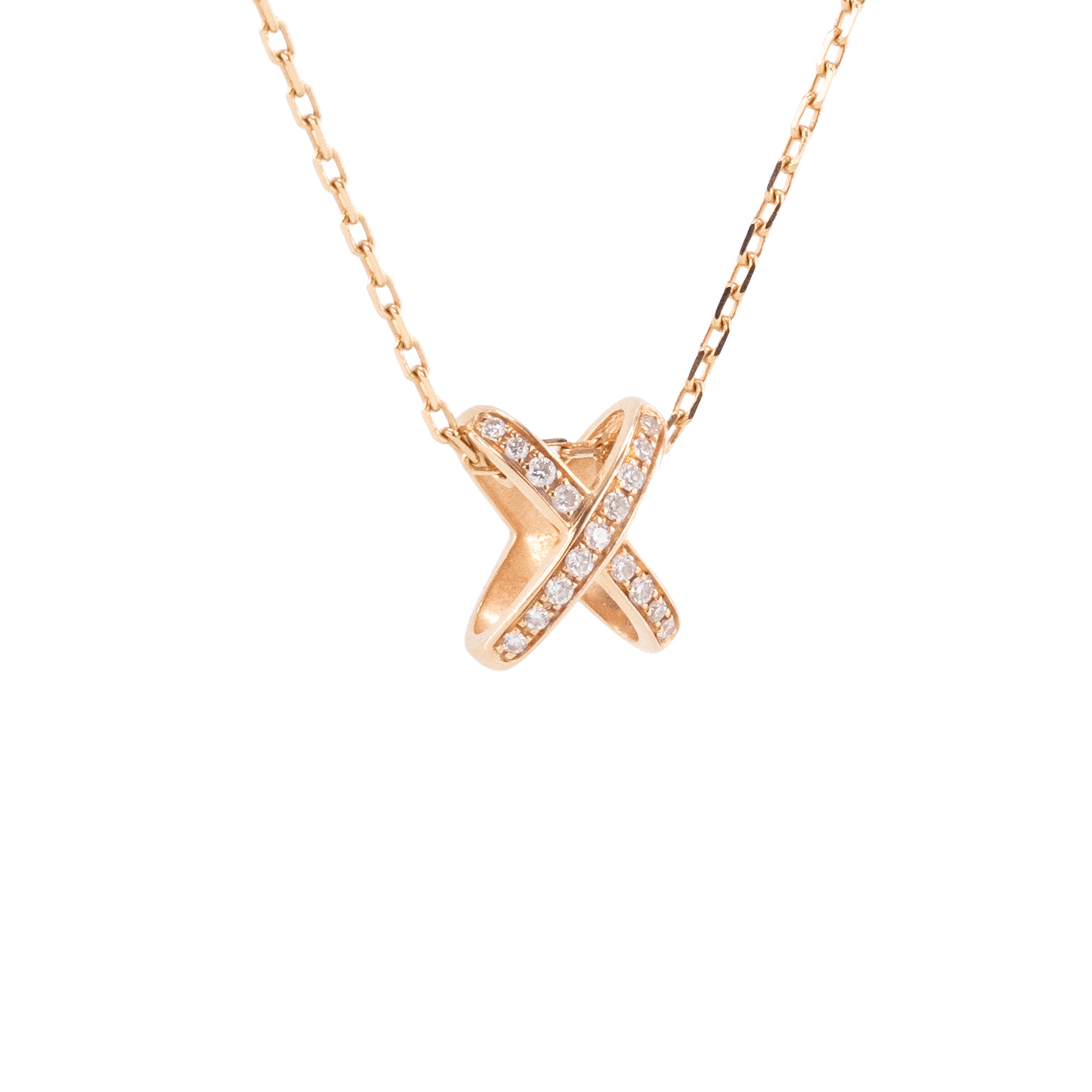 CHAUMET - Pendentif Jeux de Liens Chaumet en or rose