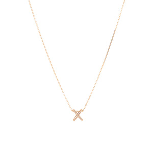 CHAUMET - Pendentif Jeux de Liens Chaumet en or rose