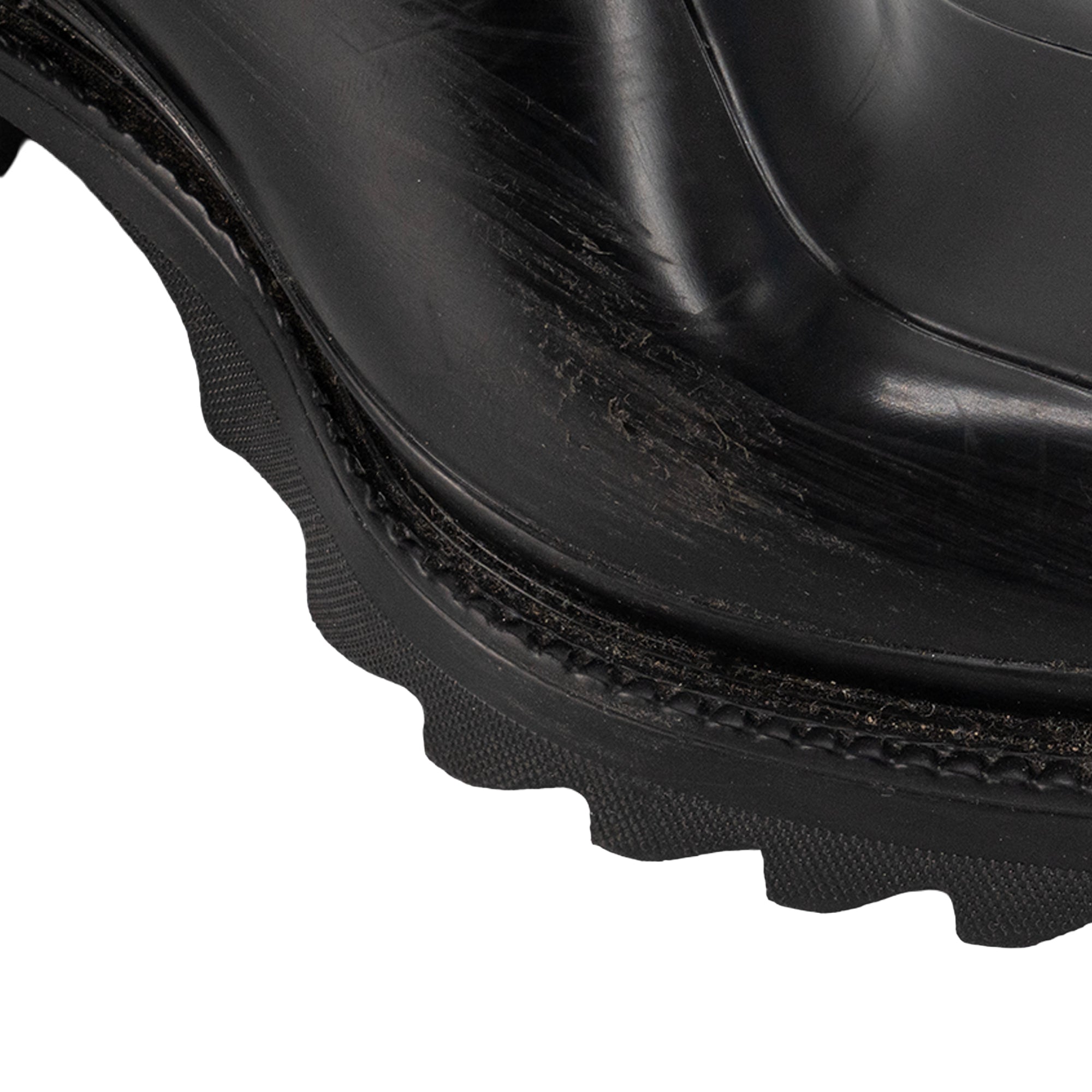 CHLOÉ - Bottines Betty Chloé en caoutchouc noir (T38)