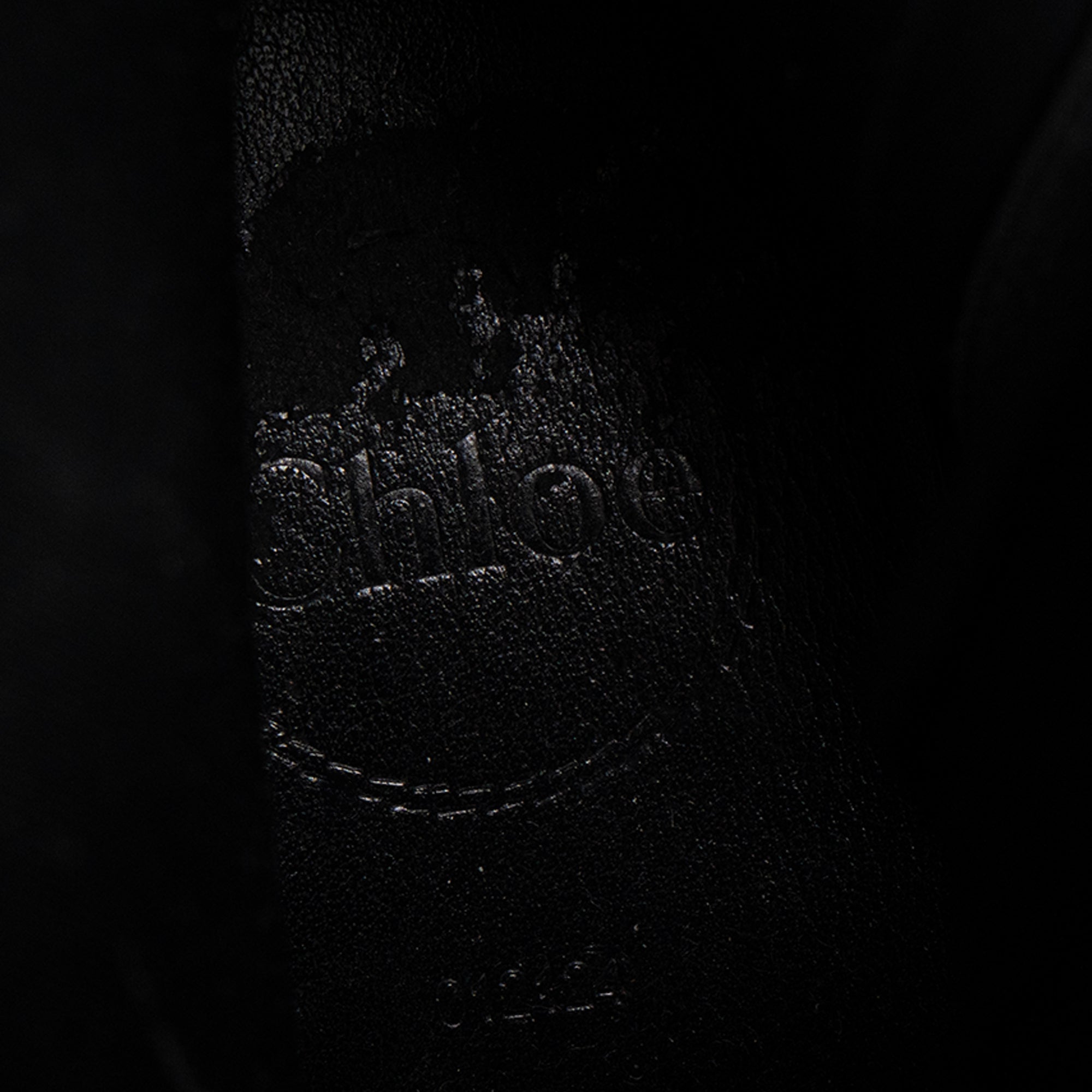 CHLOÉ - Bottines Betty Chloé en caoutchouc noir (T38)